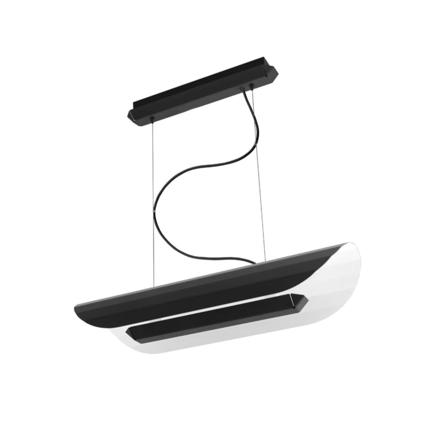 APOLIN black linear pendant lamp