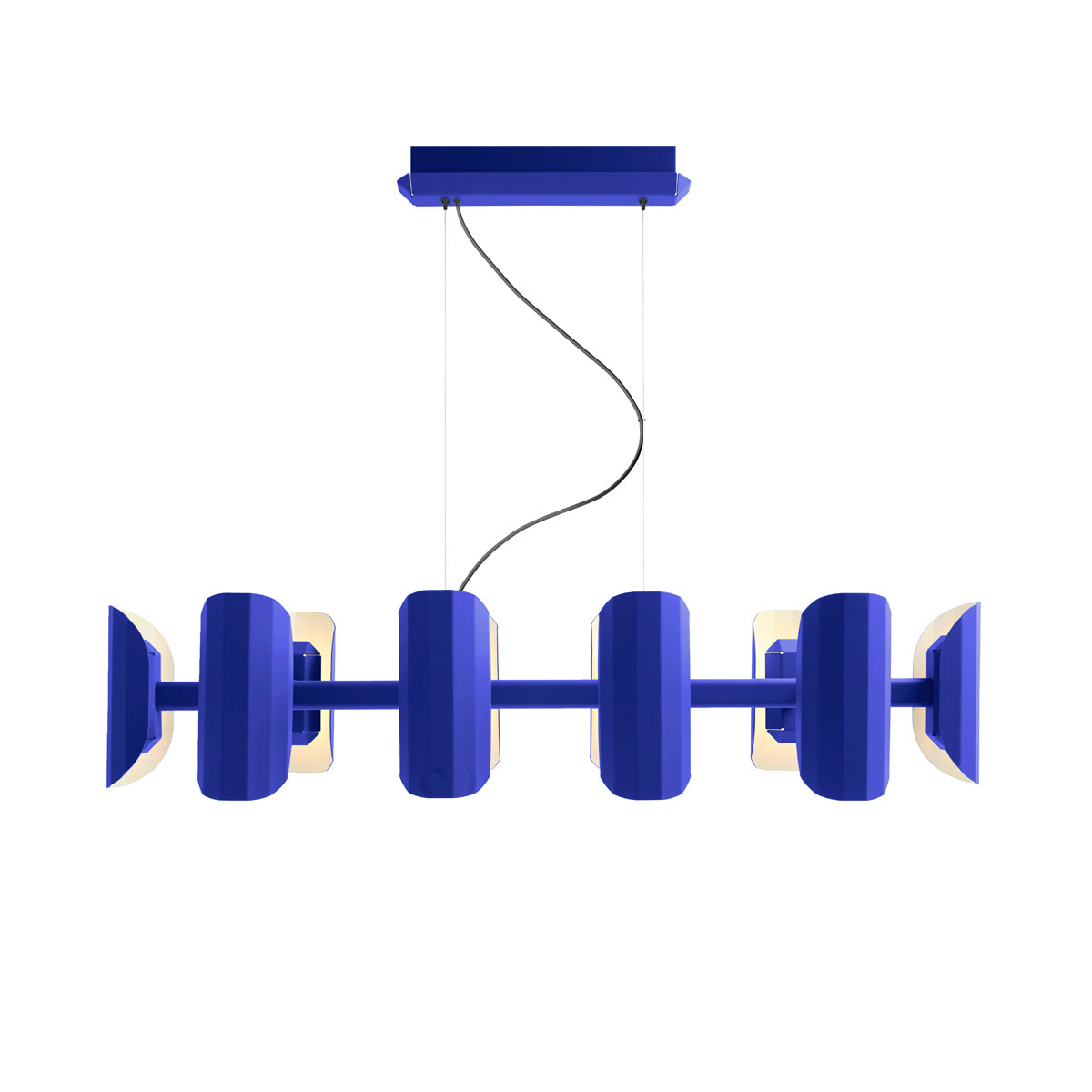 Hanglamp met meerdere armen APOLIN kobaltblauw