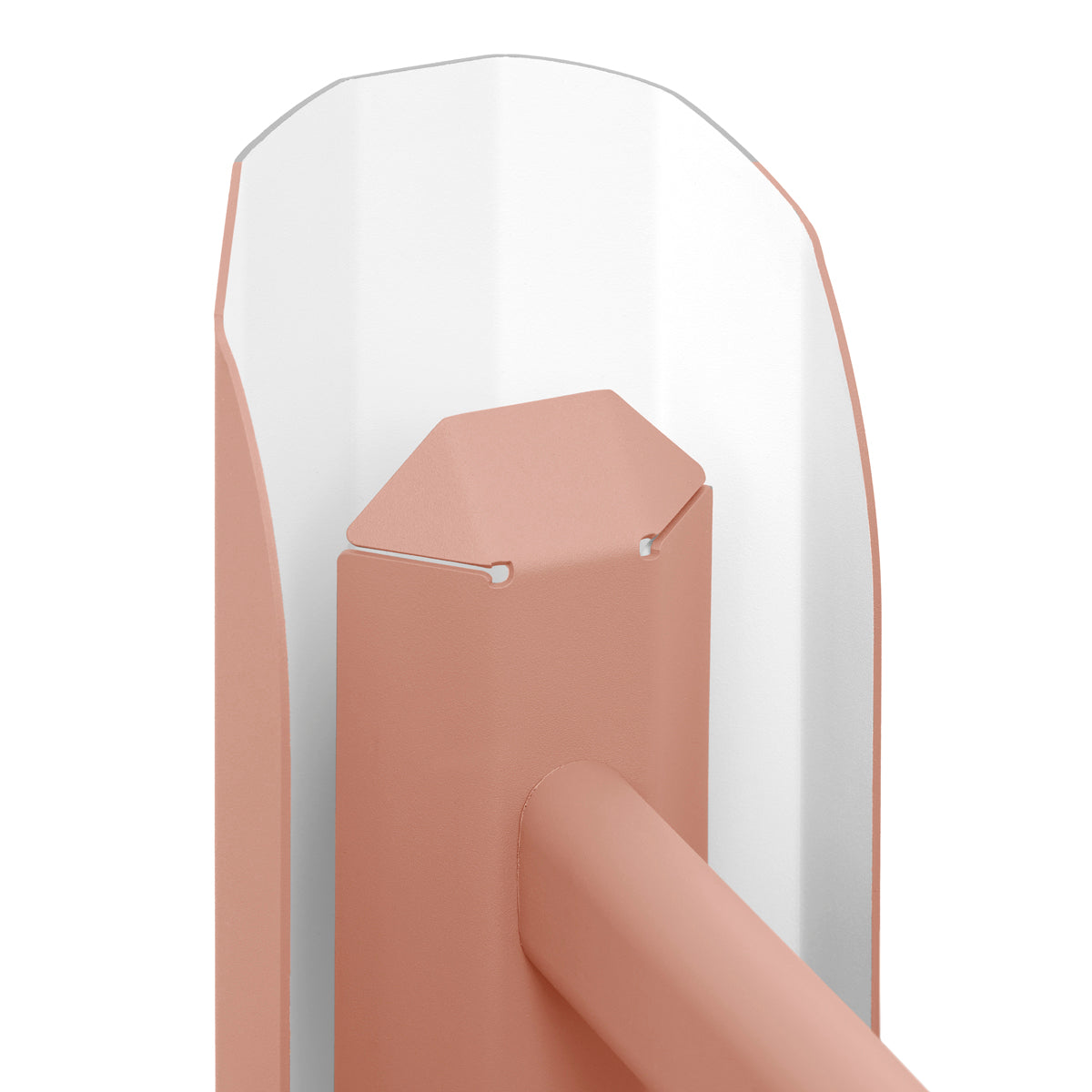 APOLIN multi-armed pendant lamp in broken pink