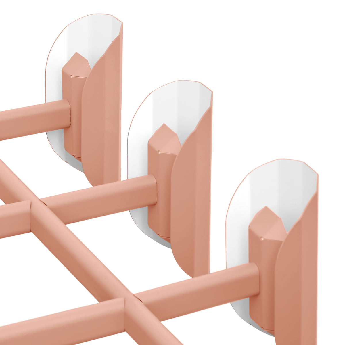 APOLIN multi-armed pendant lamp in broken pink