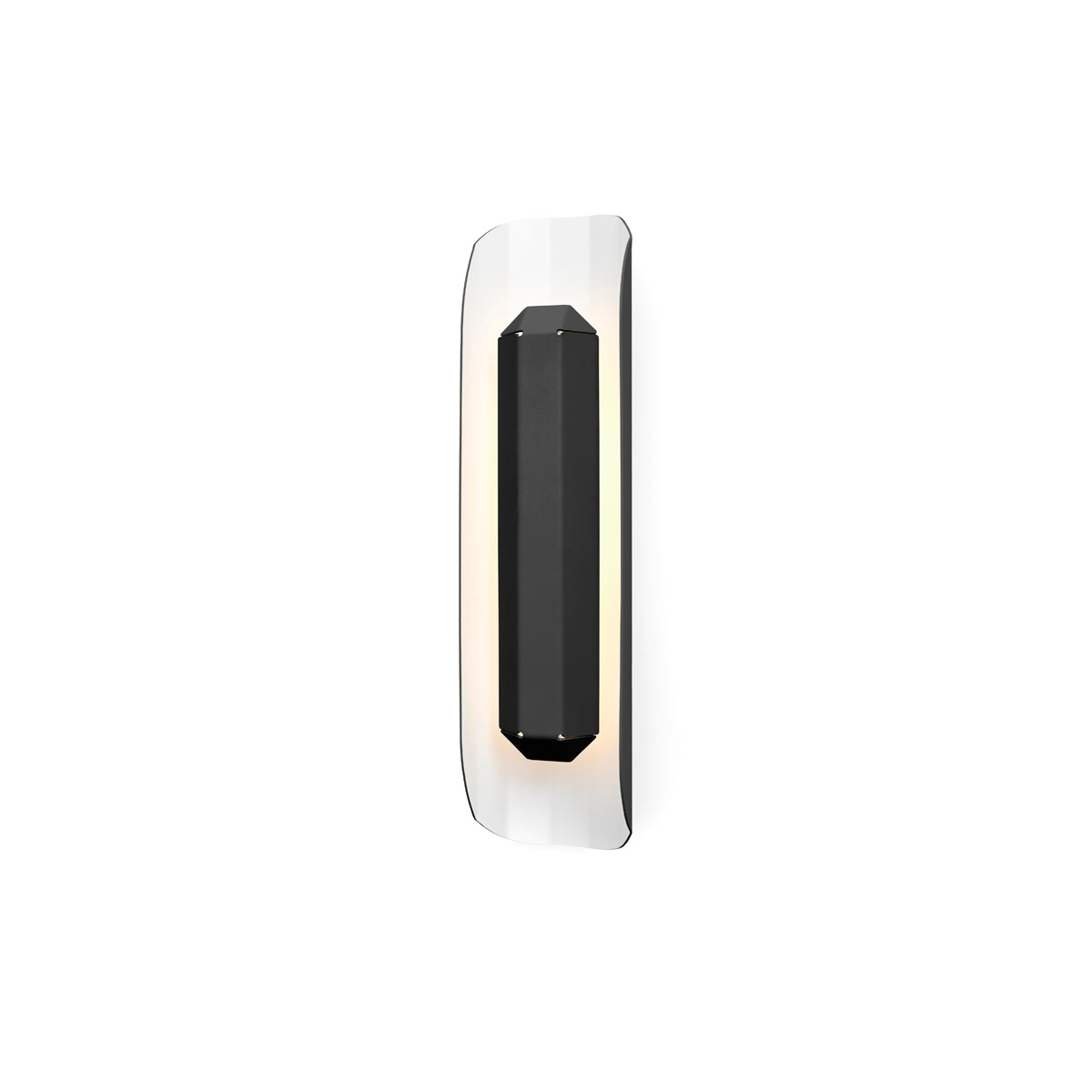APOLIN black wall lamp with white