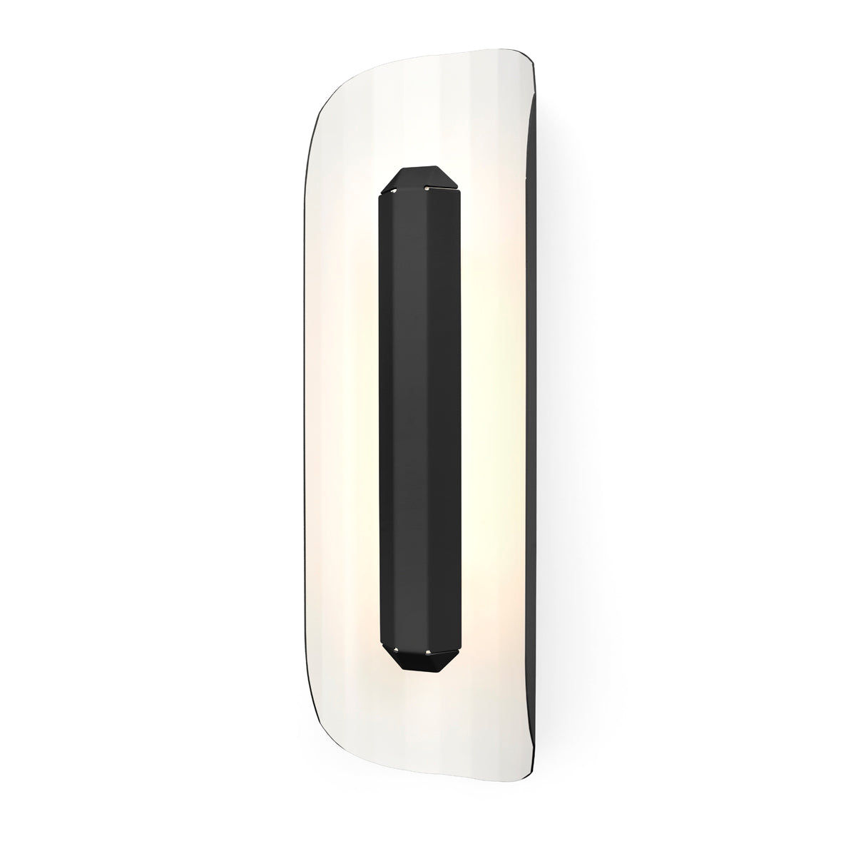 APOLIN black wall lamp with white
