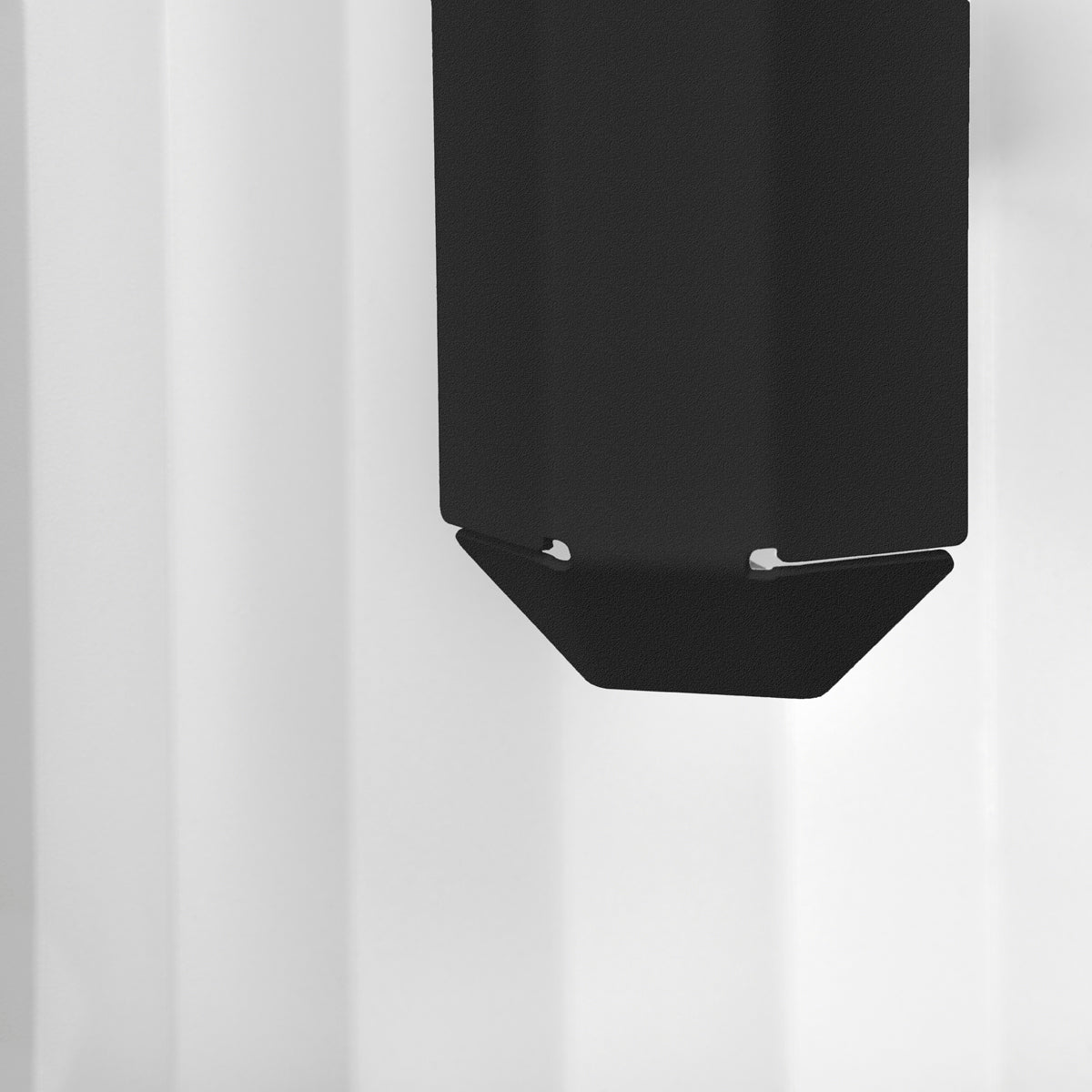 APOLIN black wall lamp with white