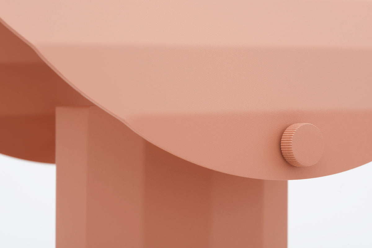 Tafellamp APOLIN gebroken roze