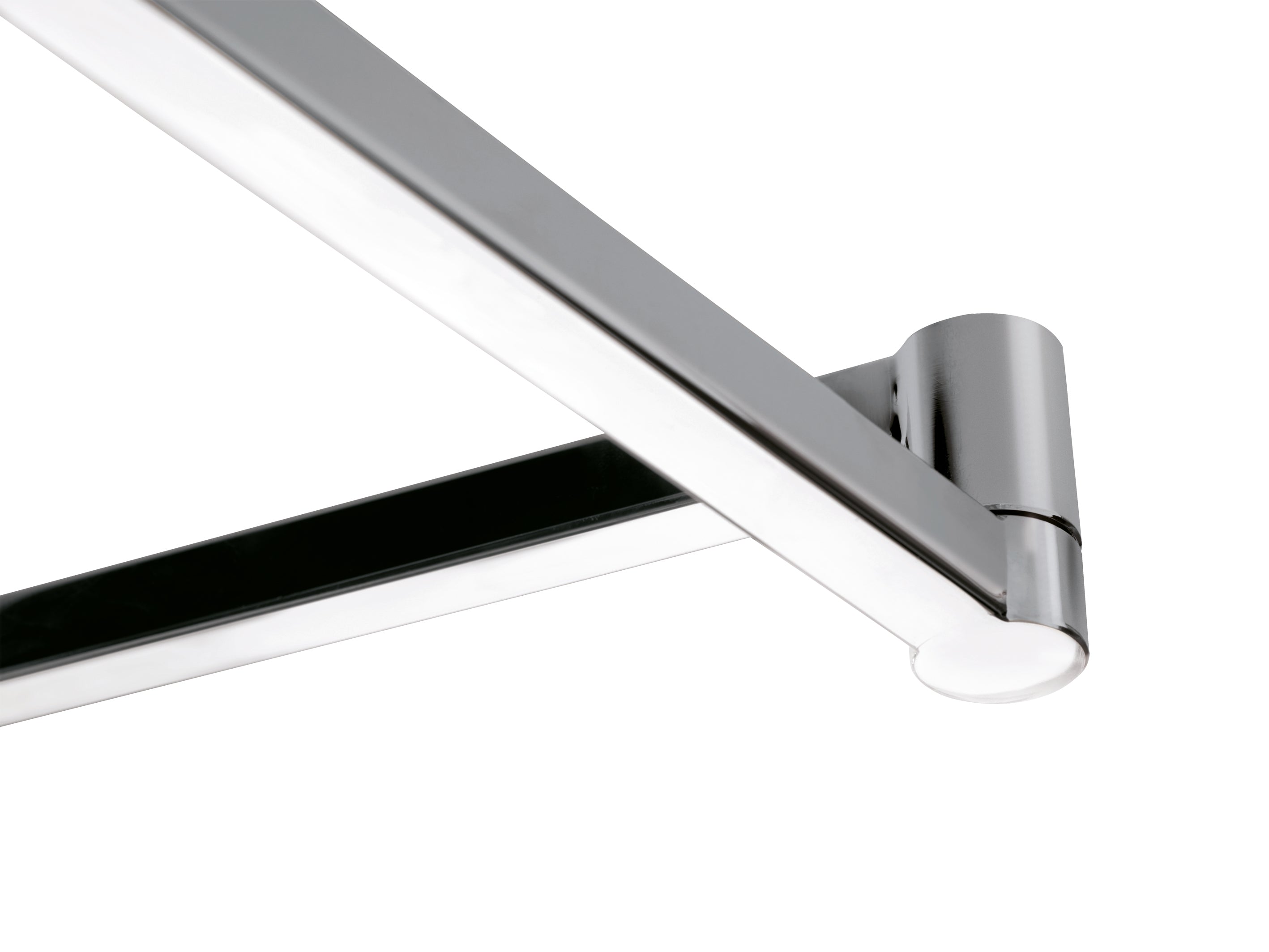 Hanging lamp AS41C chrome with white glass