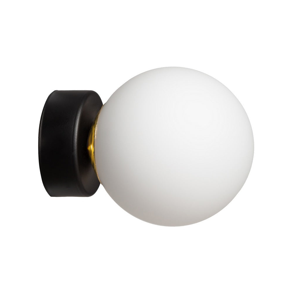 Wandlamp ASTRA zwart met goud