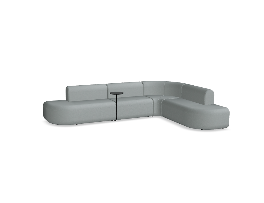 4-module corner sofa, upholstered artico