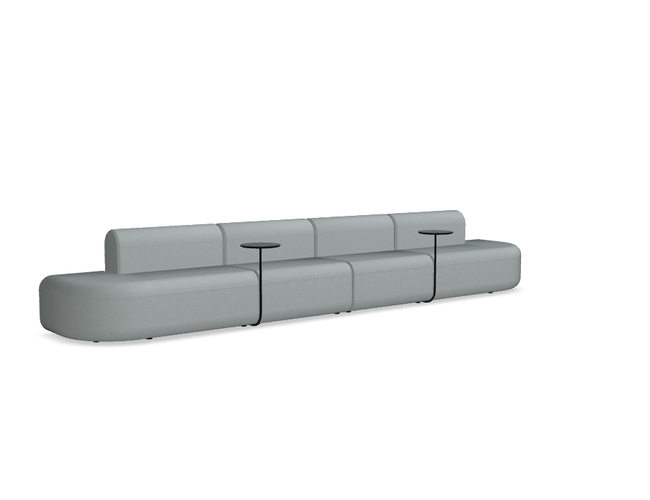 4-modules Sofa Einfacher gepolsterter Artico
