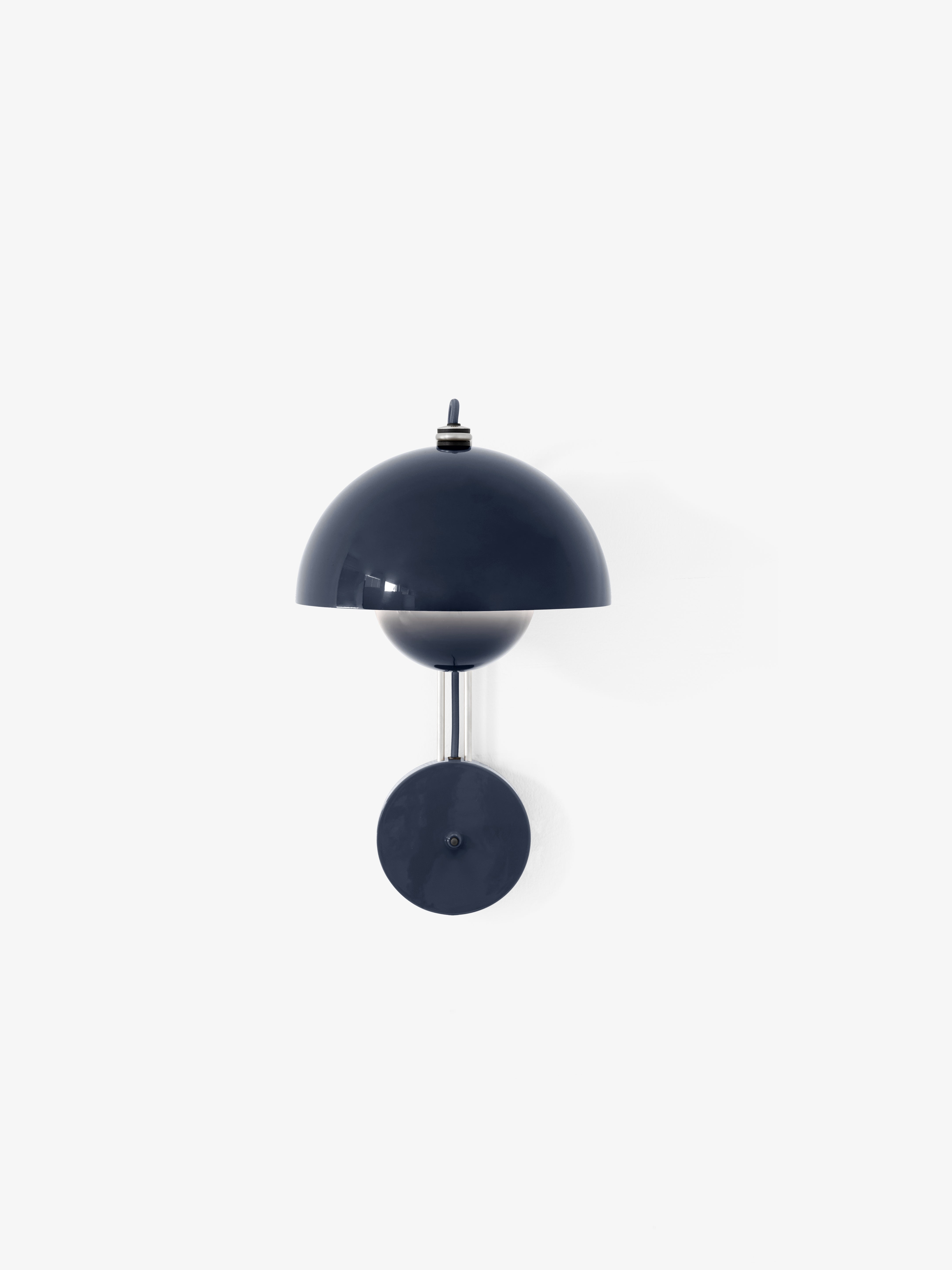 Wandlamp FLOWERPOT VP8 staal blauw