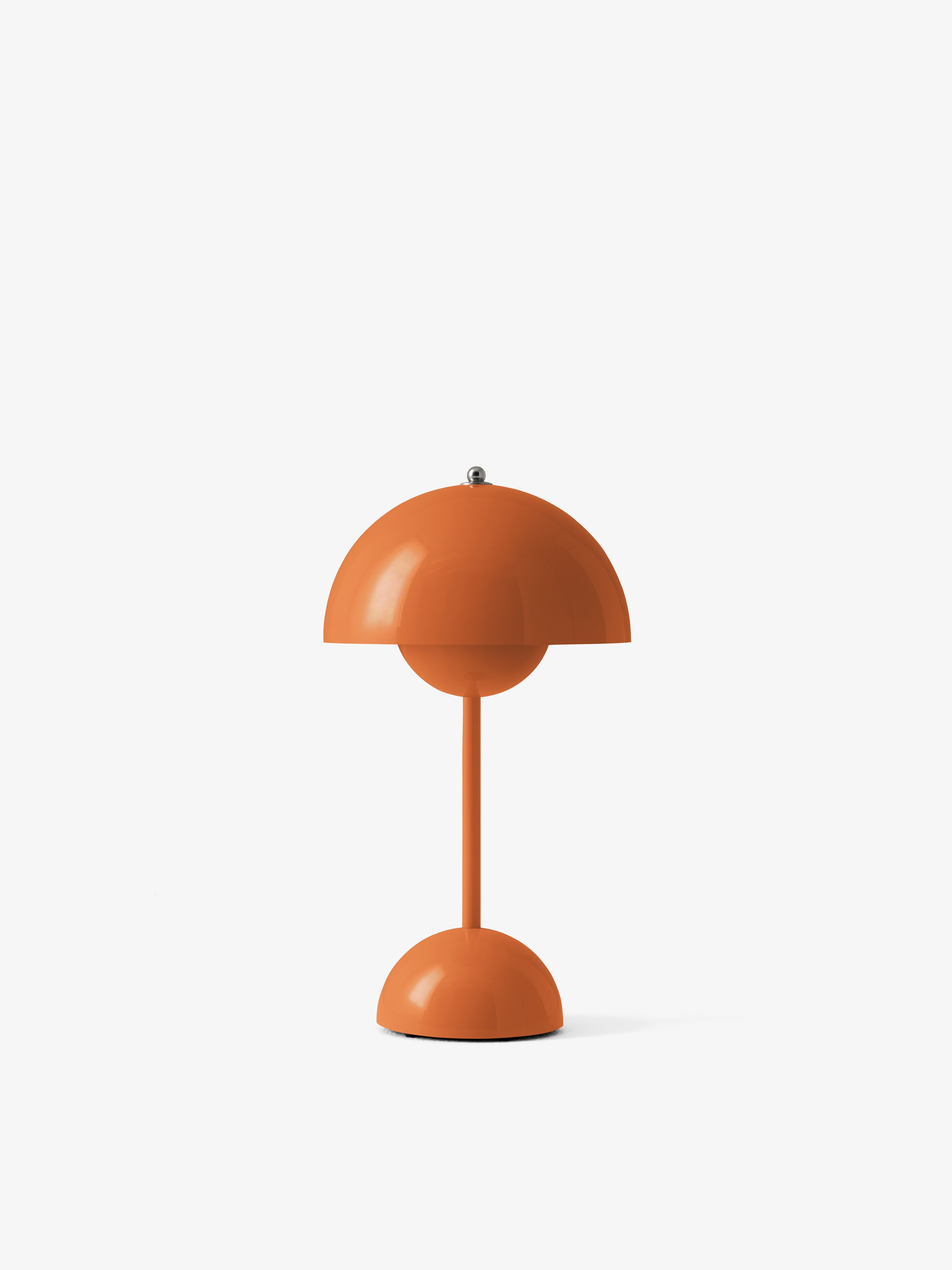 Draagbare lamp FLOWERPOT VP9 oranje