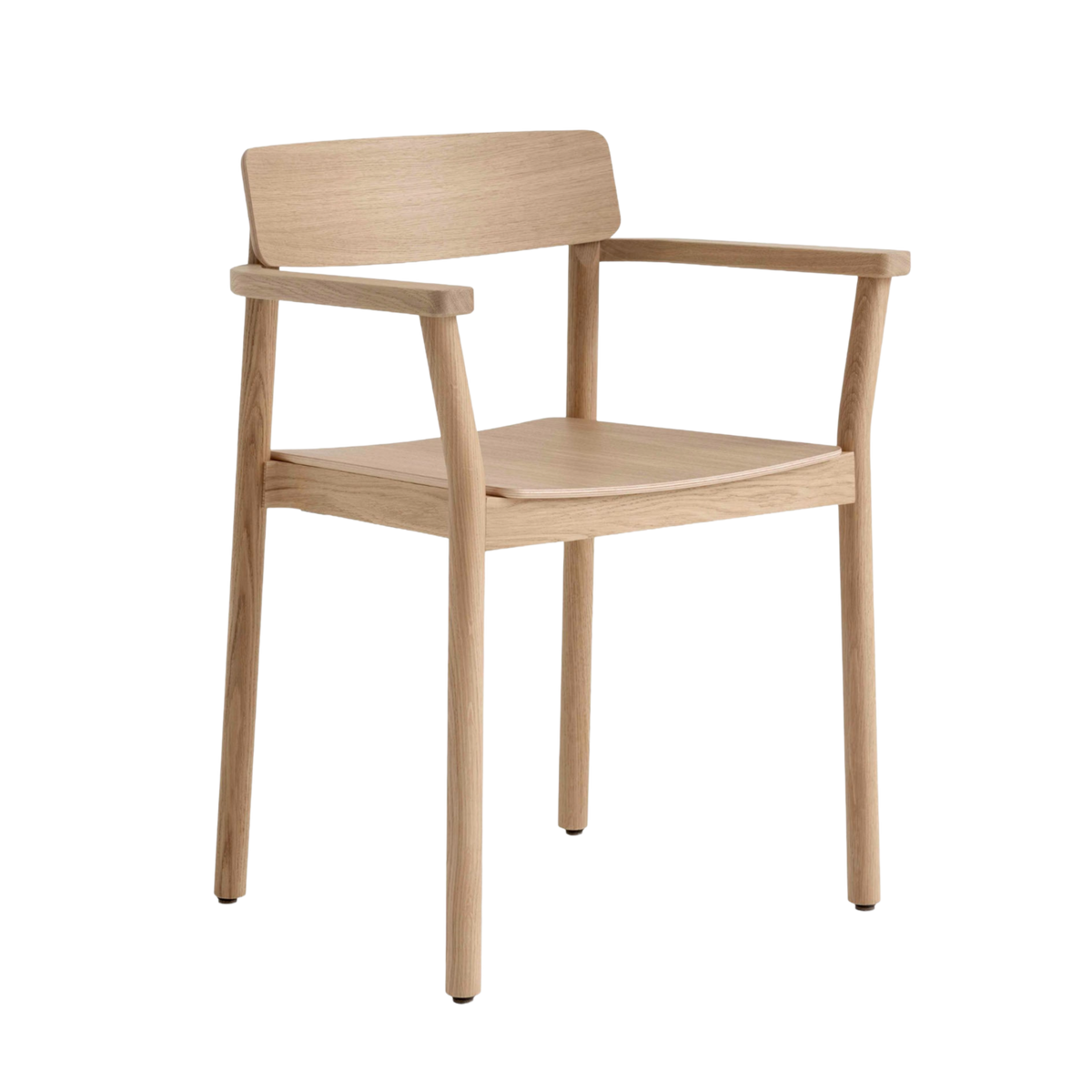 BETTY TK10 fauteuil met armleuningen gelakt eiken