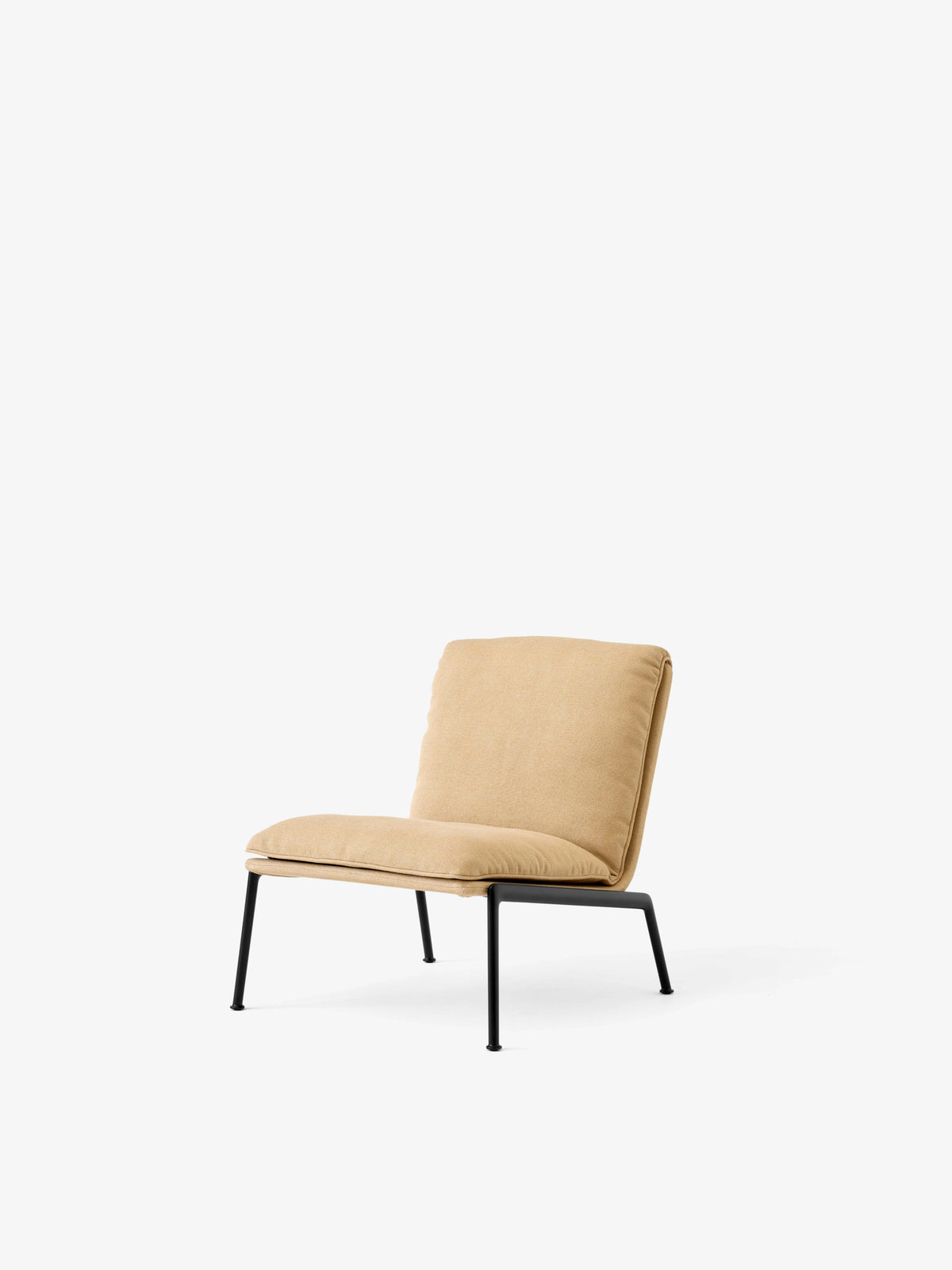 Fauteuil MUNO LN18 gestoffeerd met een zwarte basis