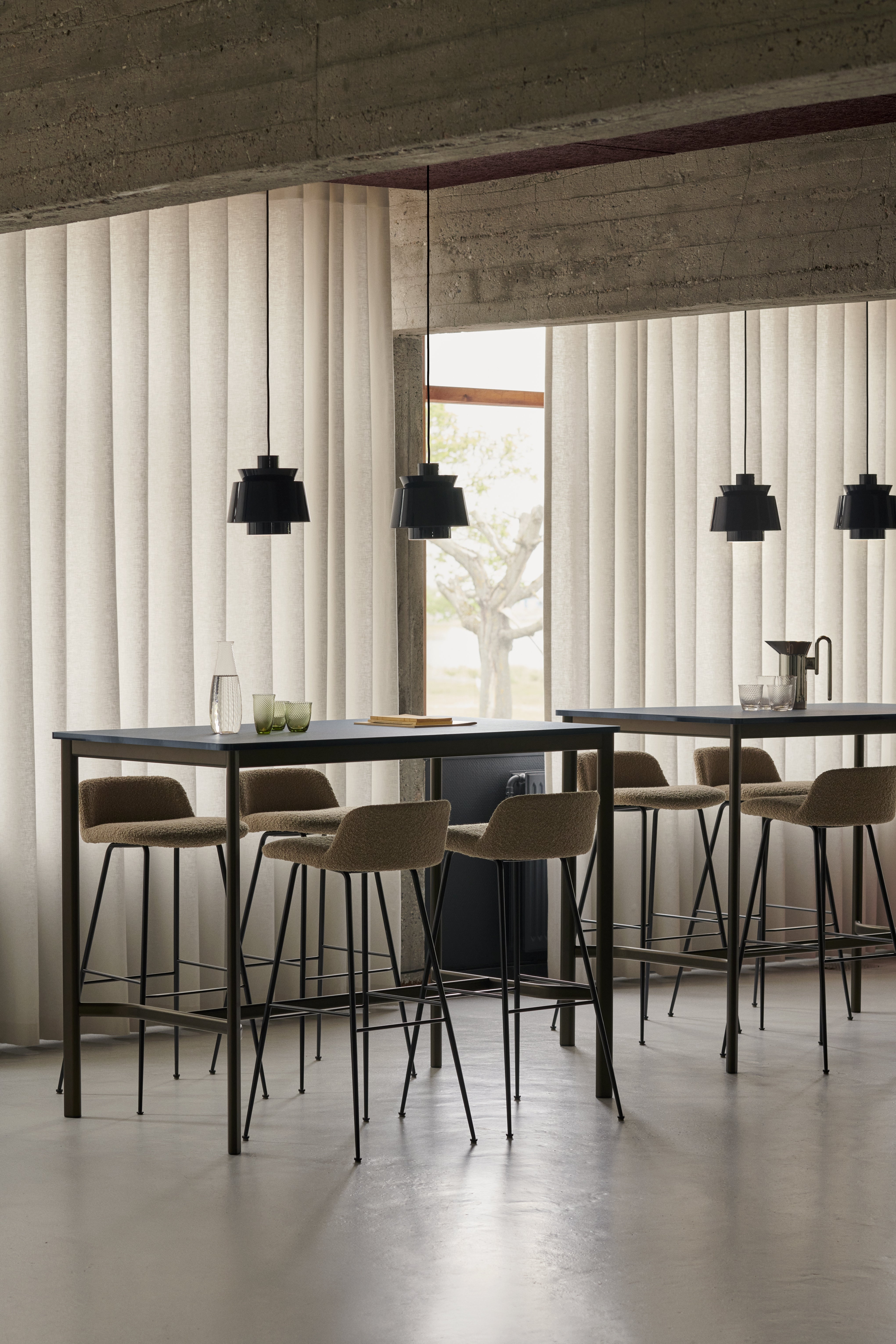 Hanglamp UTZON JU1 grijsblauw
