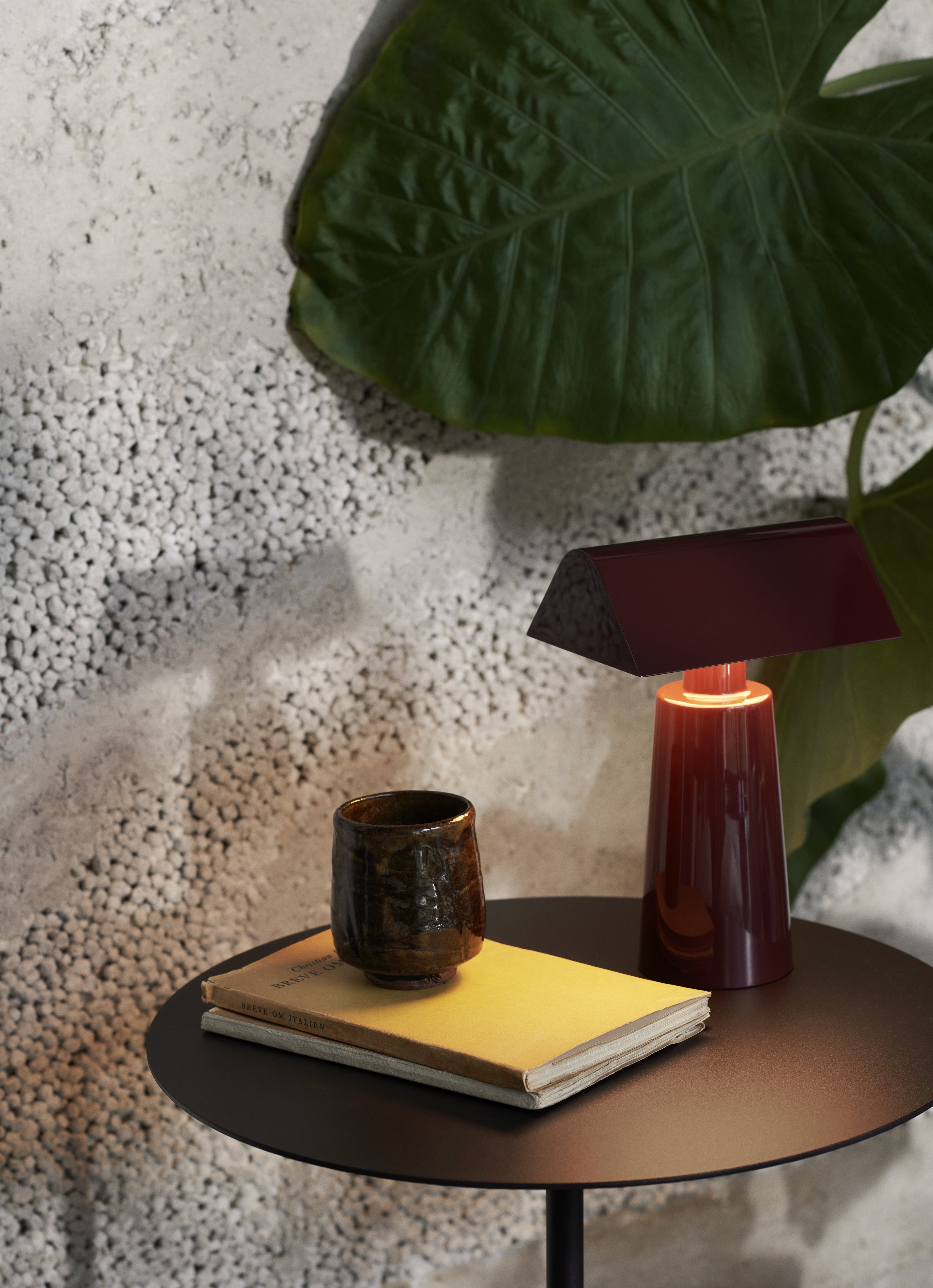 Draagbare lamp CARET MF1 bordeaux