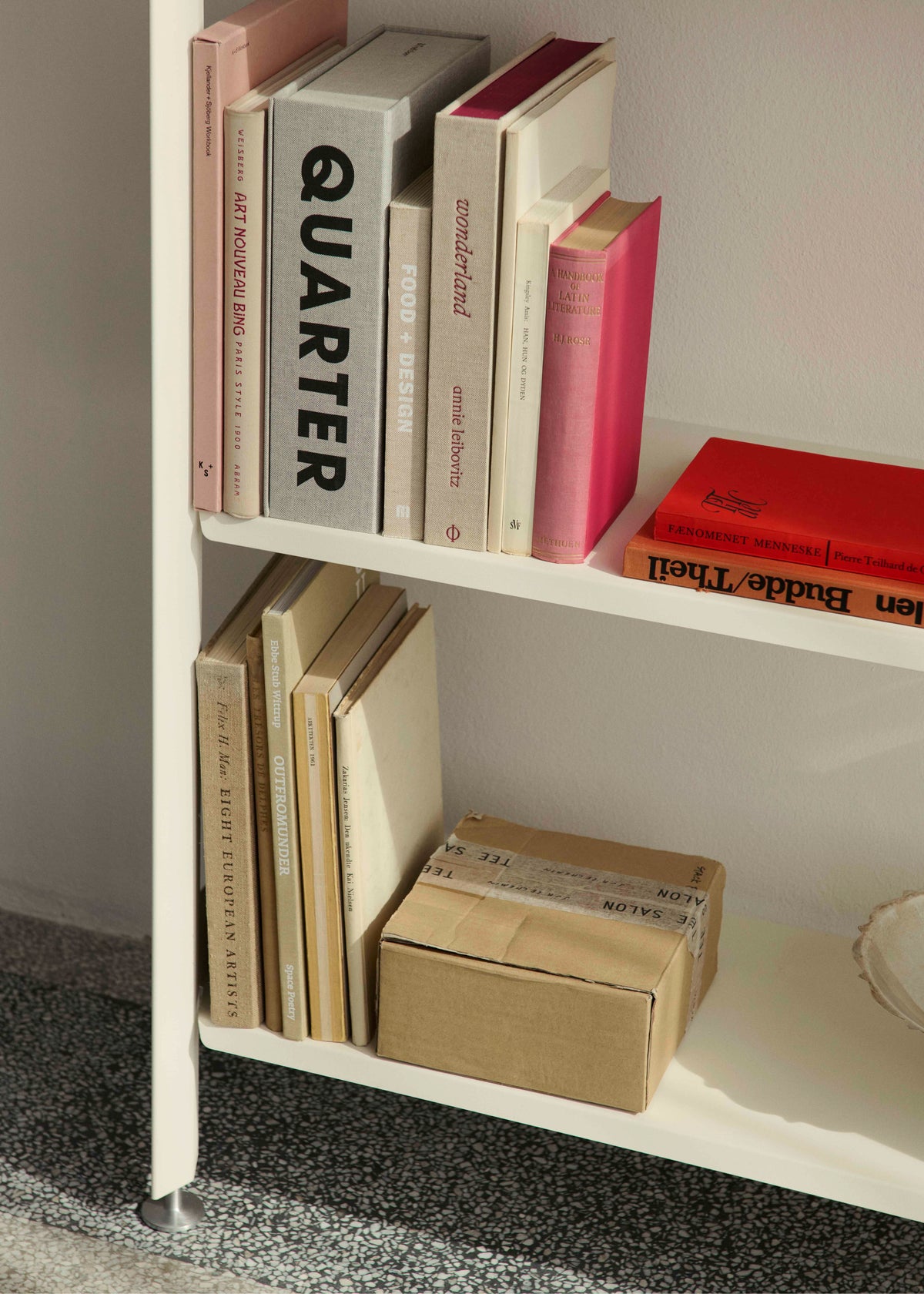 Modulair rek ROMBE alabasterkleurig