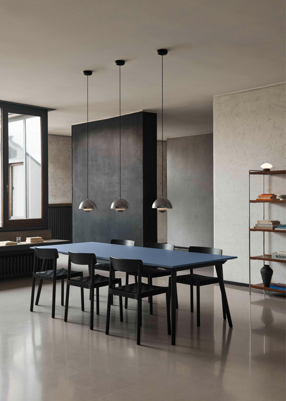 Regaal ALIMA NDS6 chroom met eikenhout