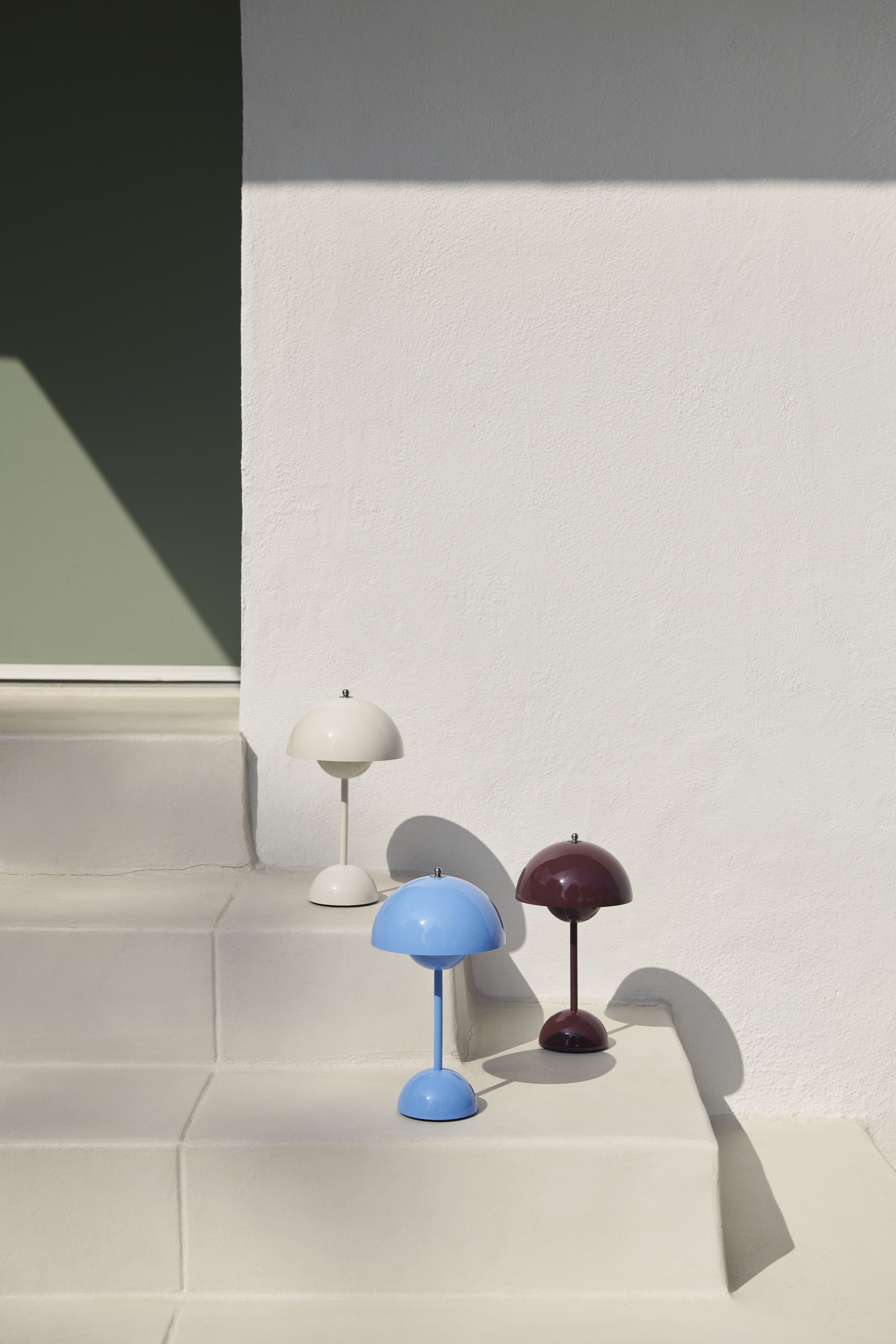 Draagbare lamp FLOWERPOT VP9 blauw