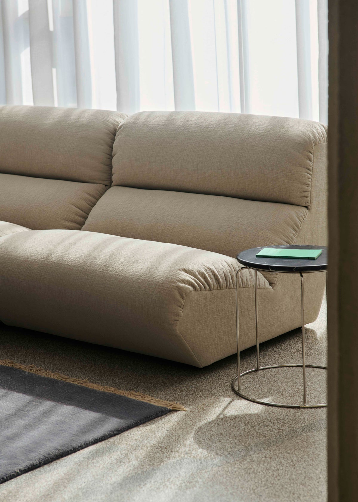 Modulaire 4-persoonsbank HI LO beige