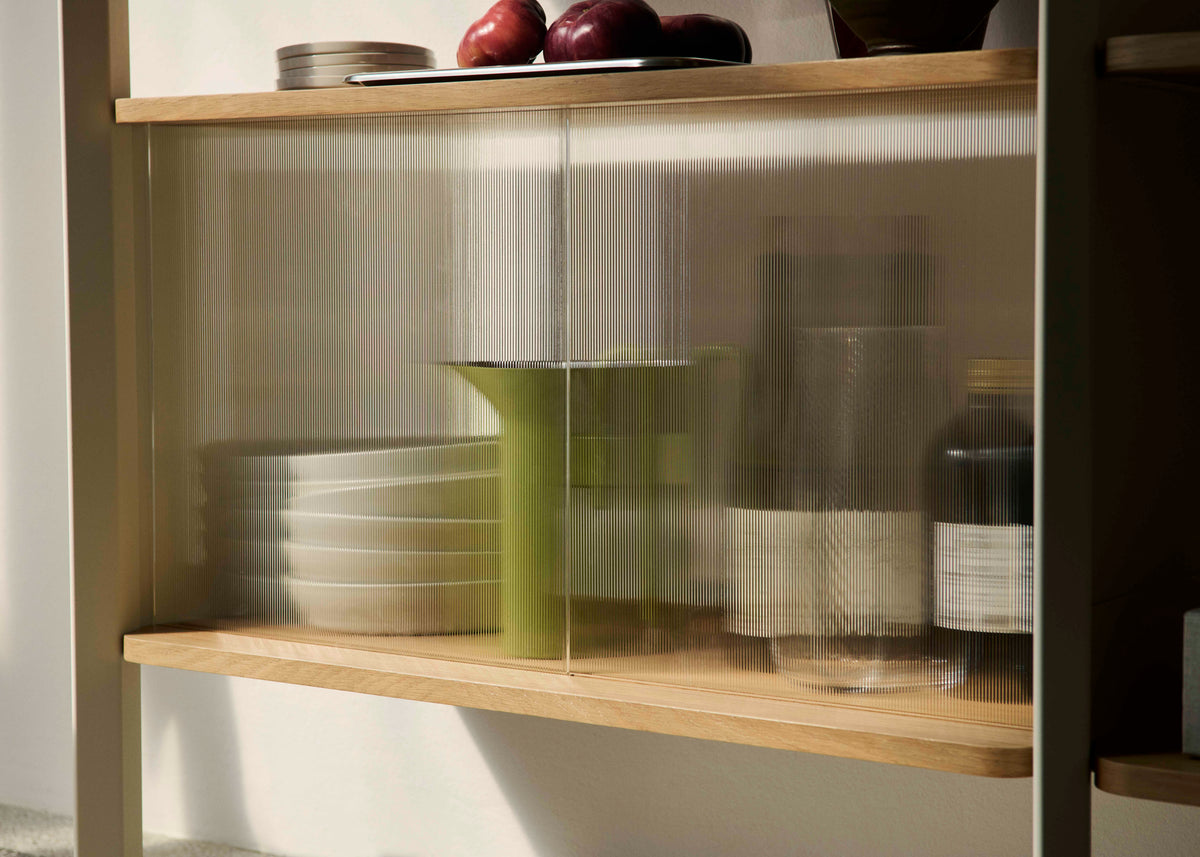 Modulair rek ROMBE alabasterkleurig