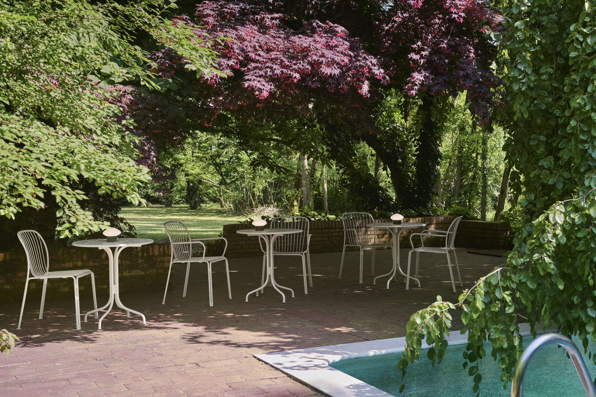 Buiten ronde tafel THORVALD SC96 zwart