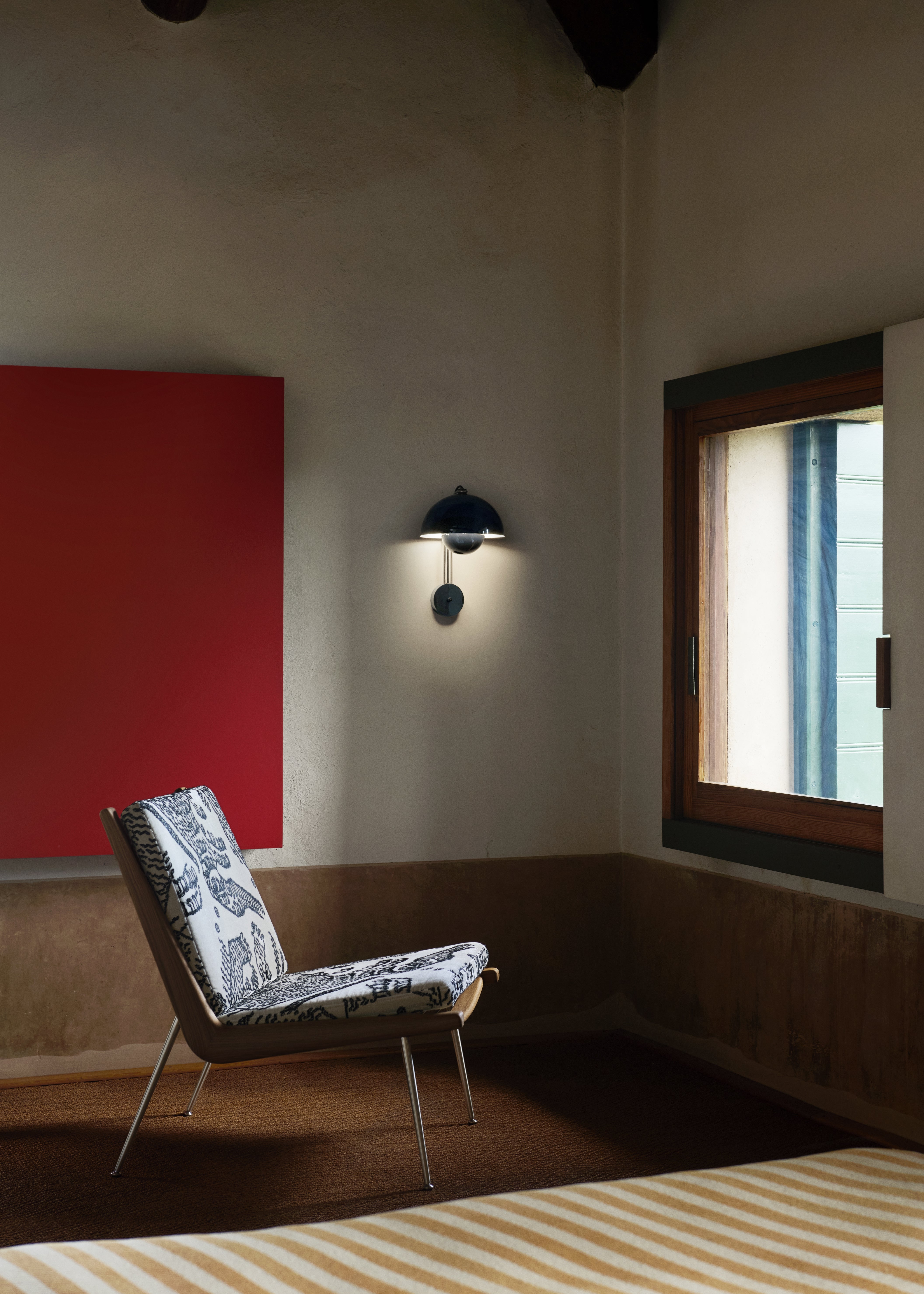 Wandlamp FLOWERPOT VP8 chroom