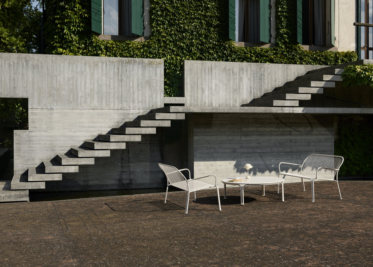 Buiten salontafel THORVALD donkergroen