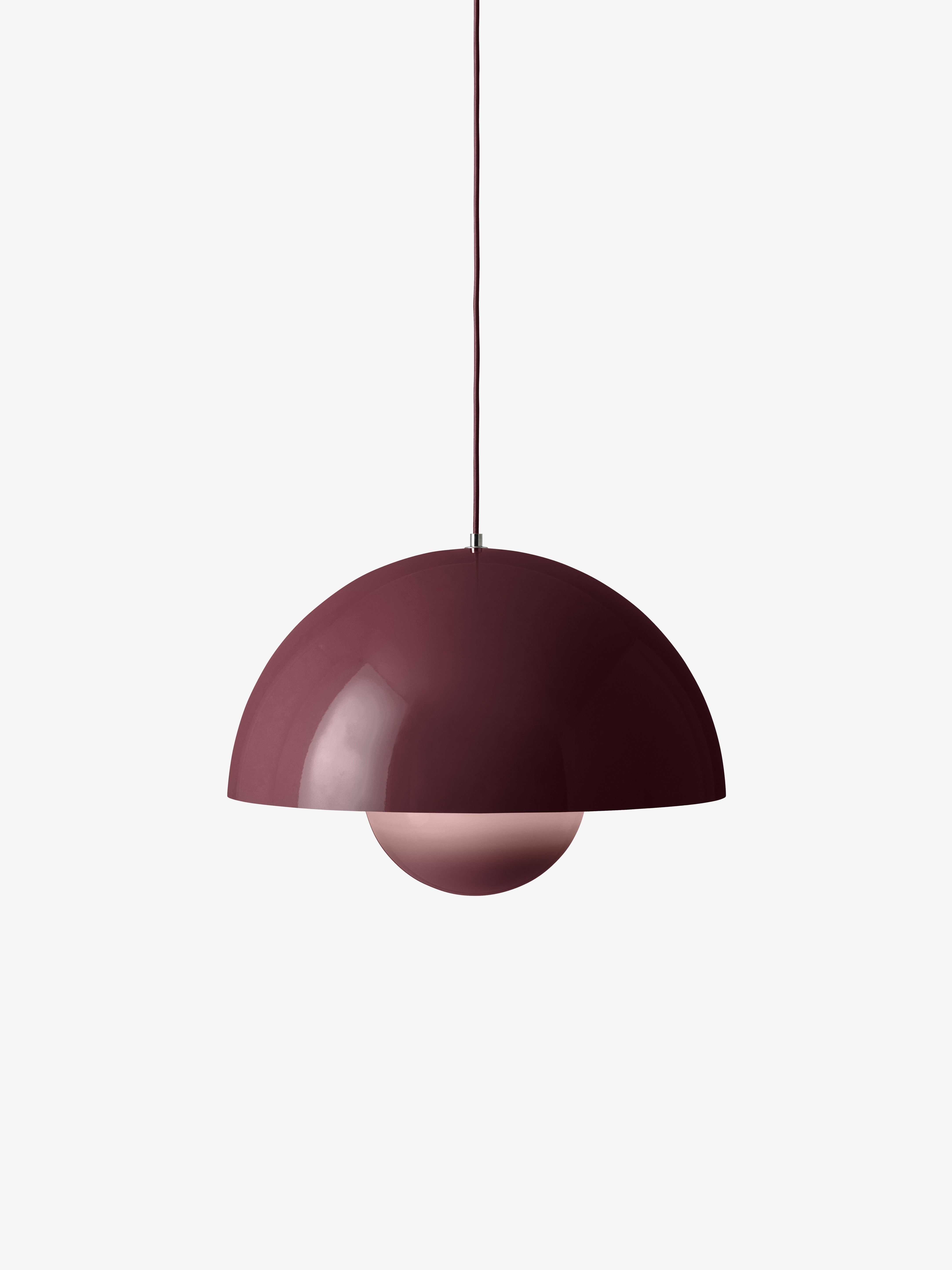 Hanglamp FLOWERPOT donkere pruim