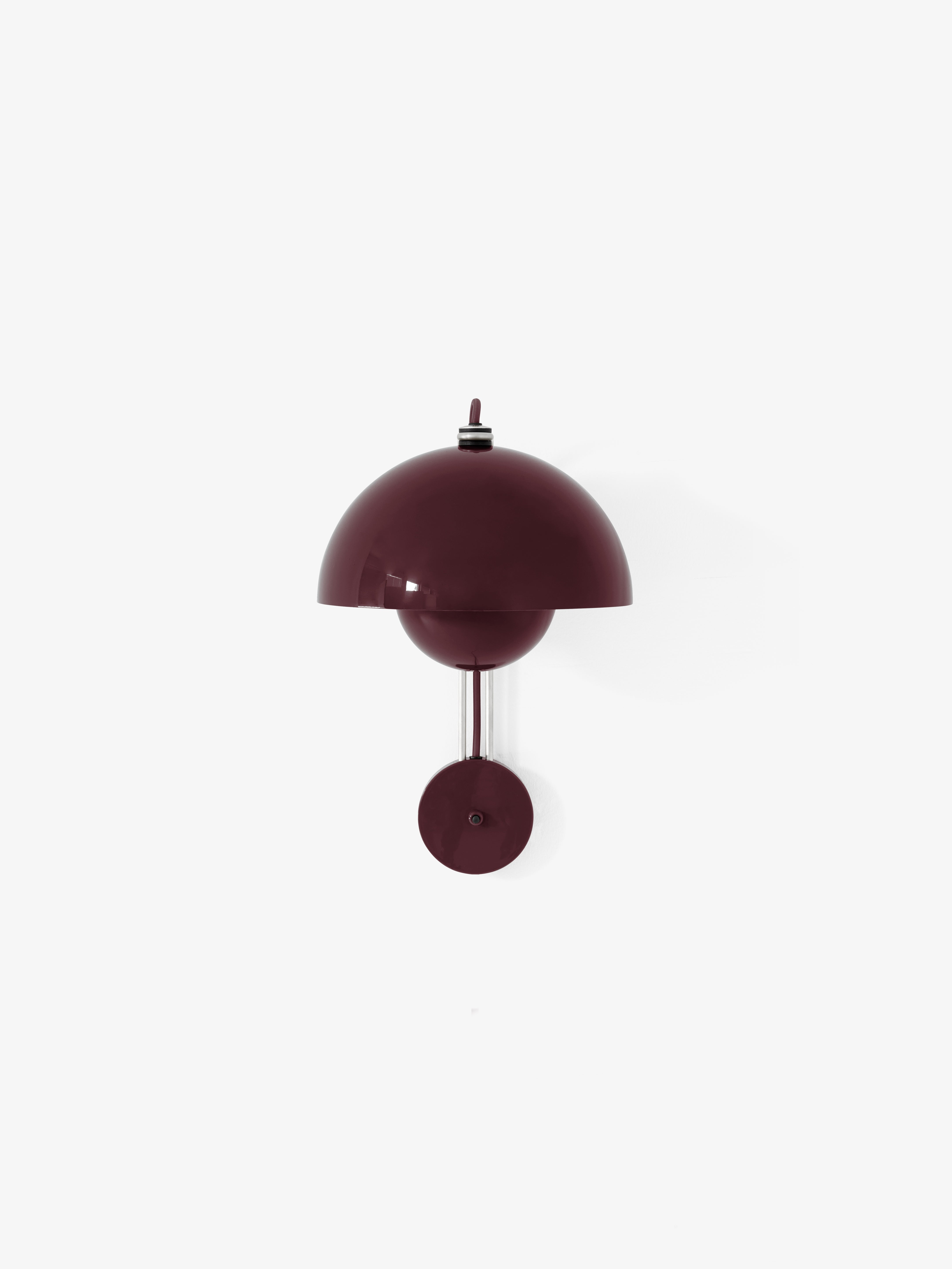 Wandlamp FLOWERPOT VP8 donkere pruim