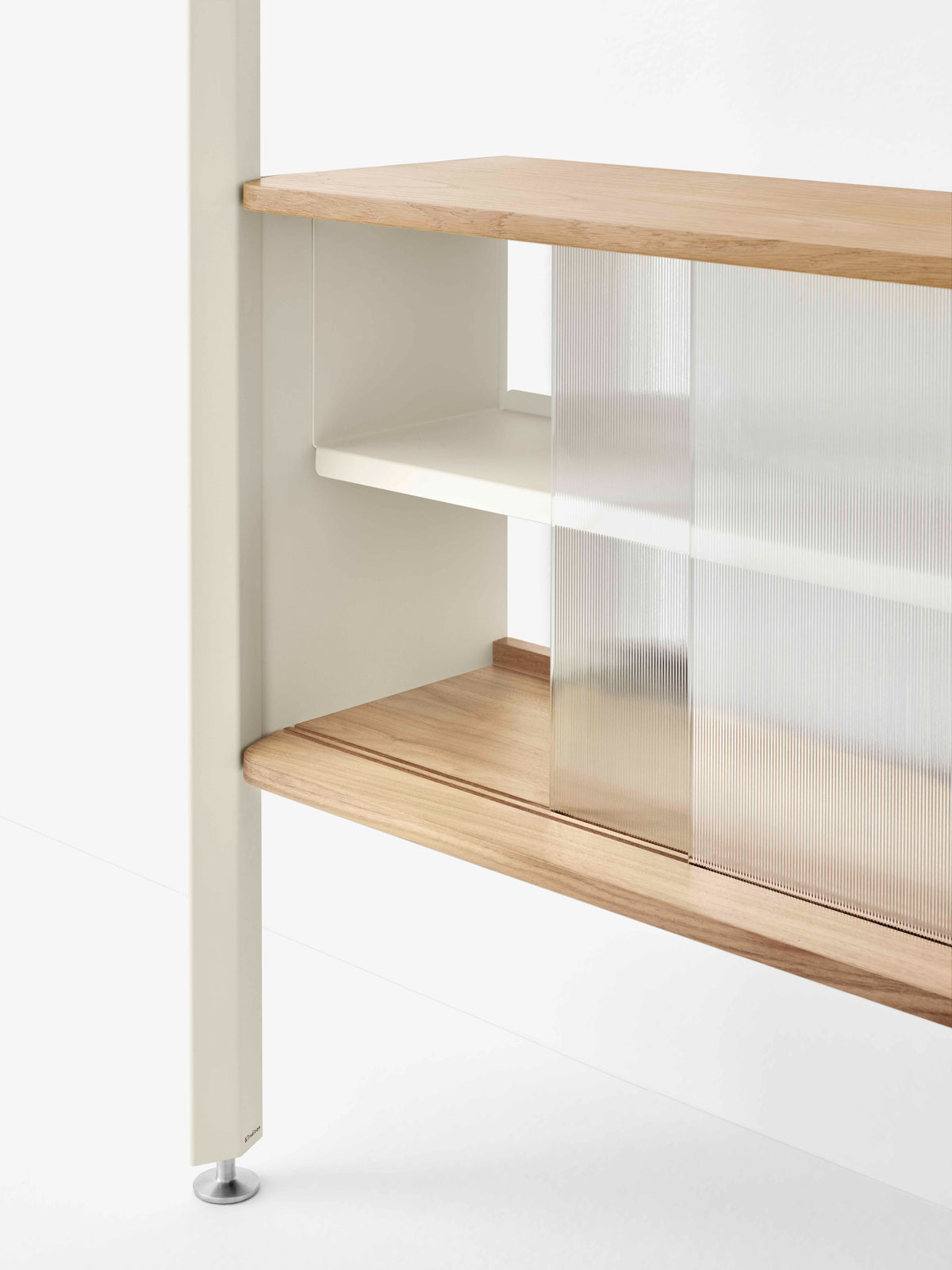 Modulair rek ROMBE alabasterkleurig