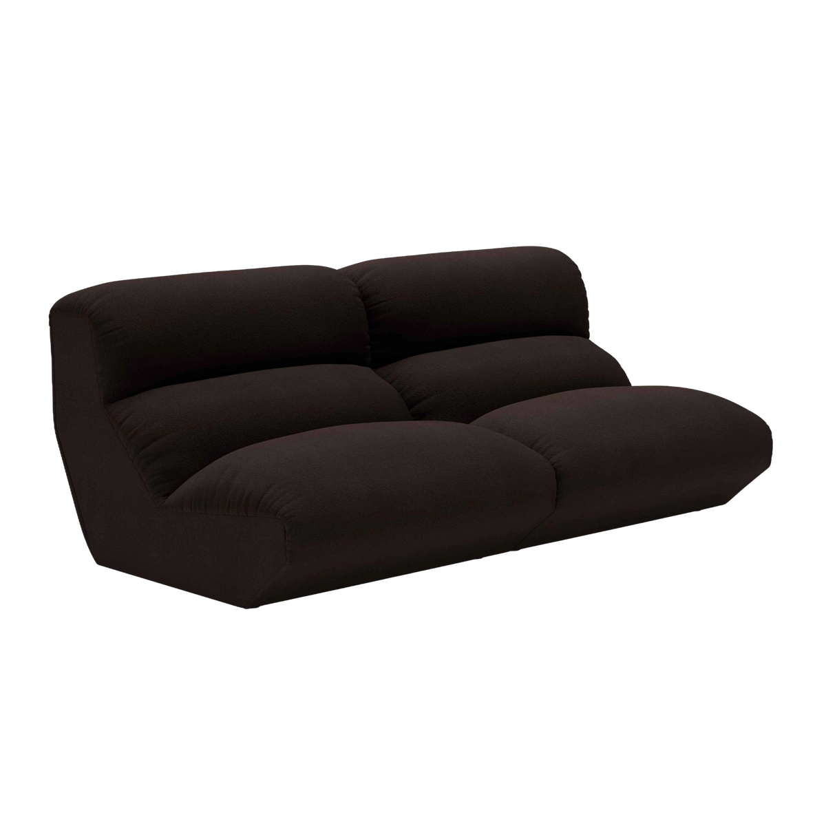 Modulaire 3-zitsbank HI LO chocolade