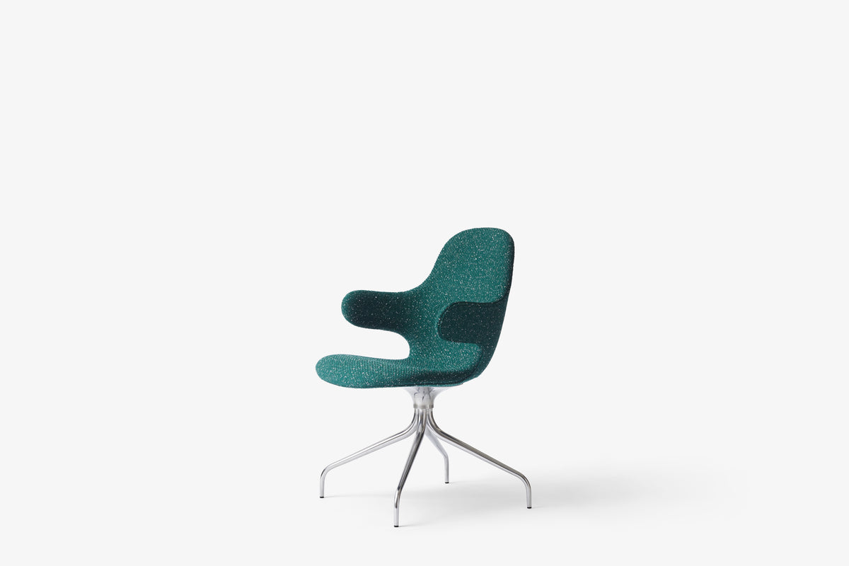 Draaistoel CATCH JH2 gestoffeerd met een aluminium basis
