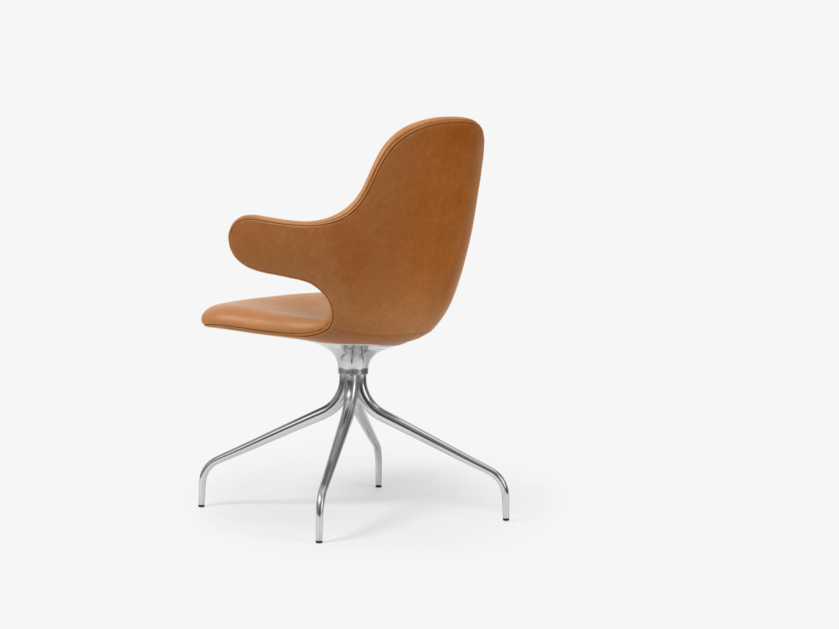 Draaistoel CATCH JH2 gestoffeerd met een aluminium basis