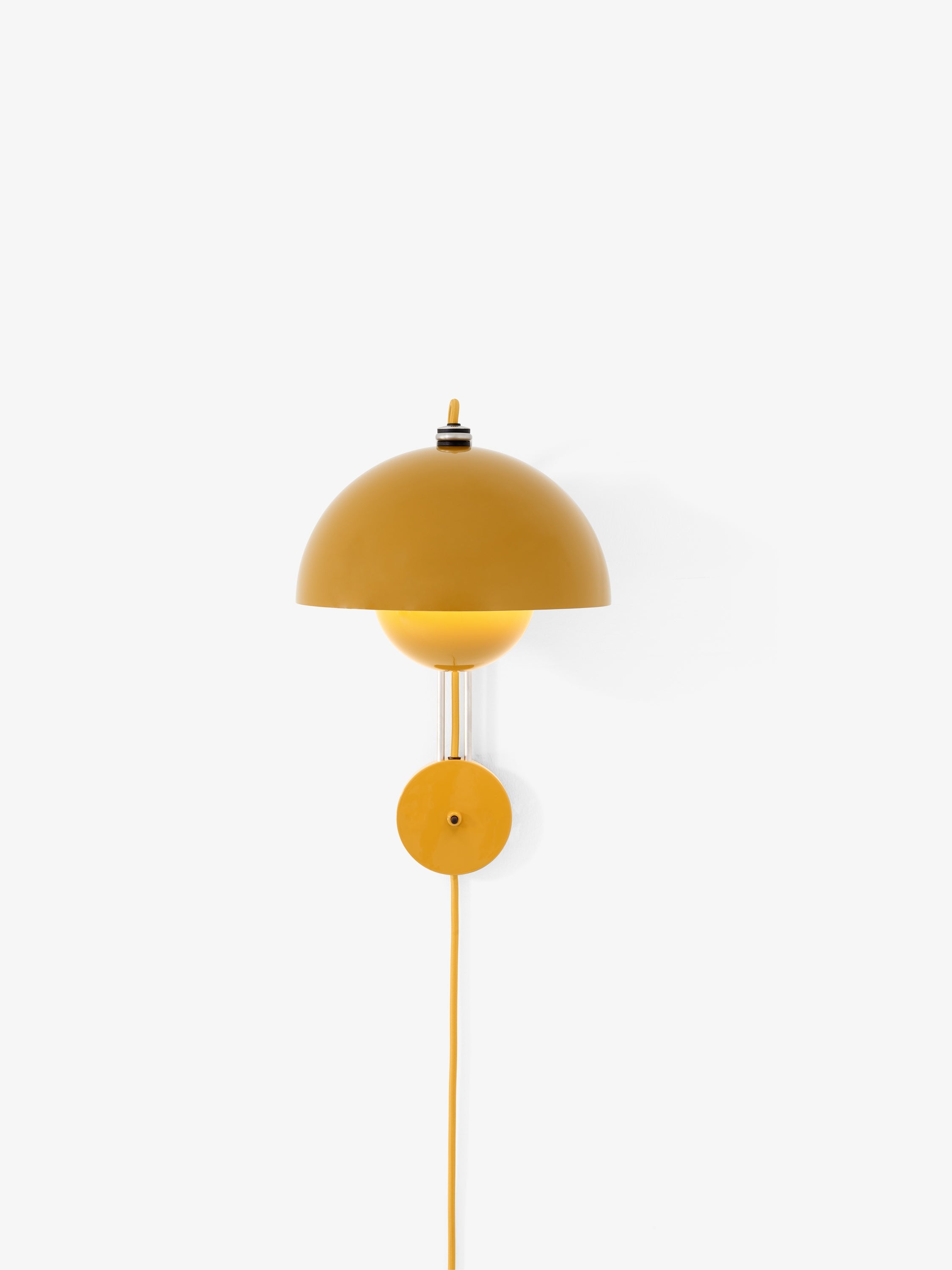 Wandlamp FLOWERPOT VP8 mosterdgeel