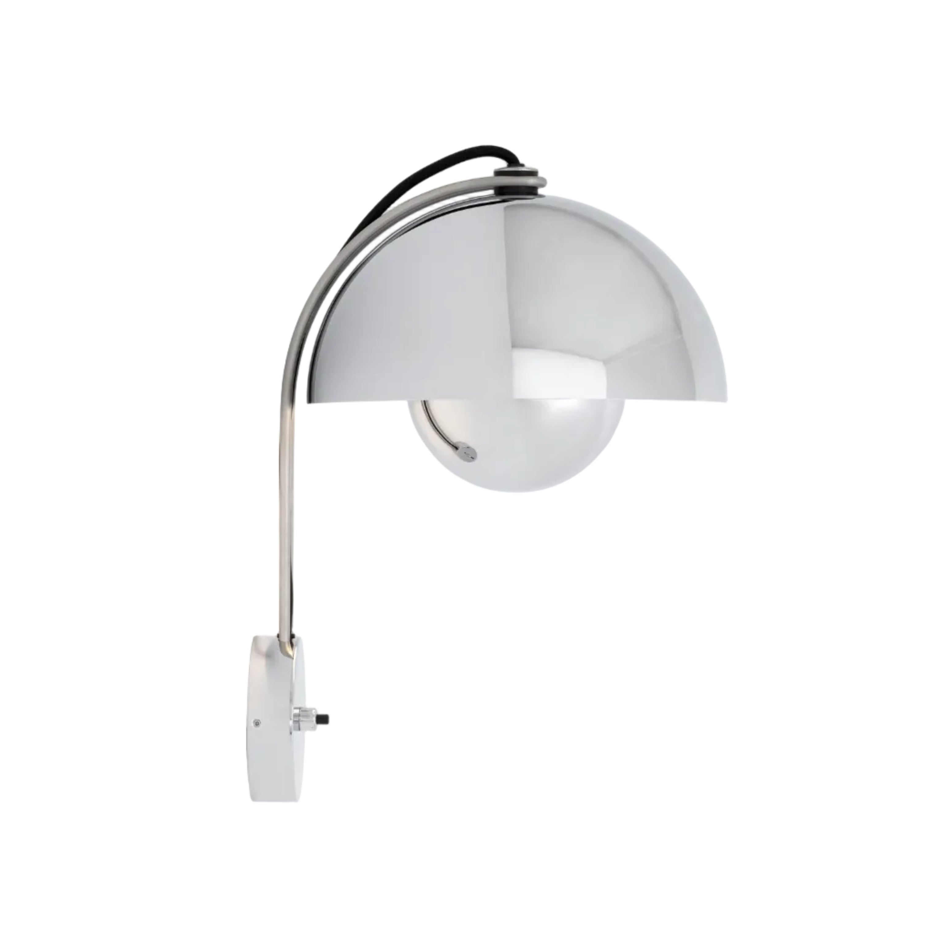 Wandlamp FLOWERPOT VP8 chroom