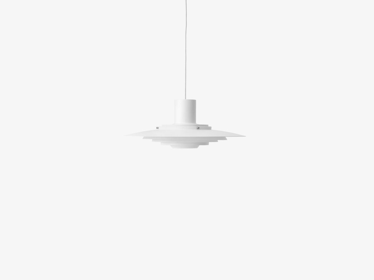 Hanglamp P376 mat wit