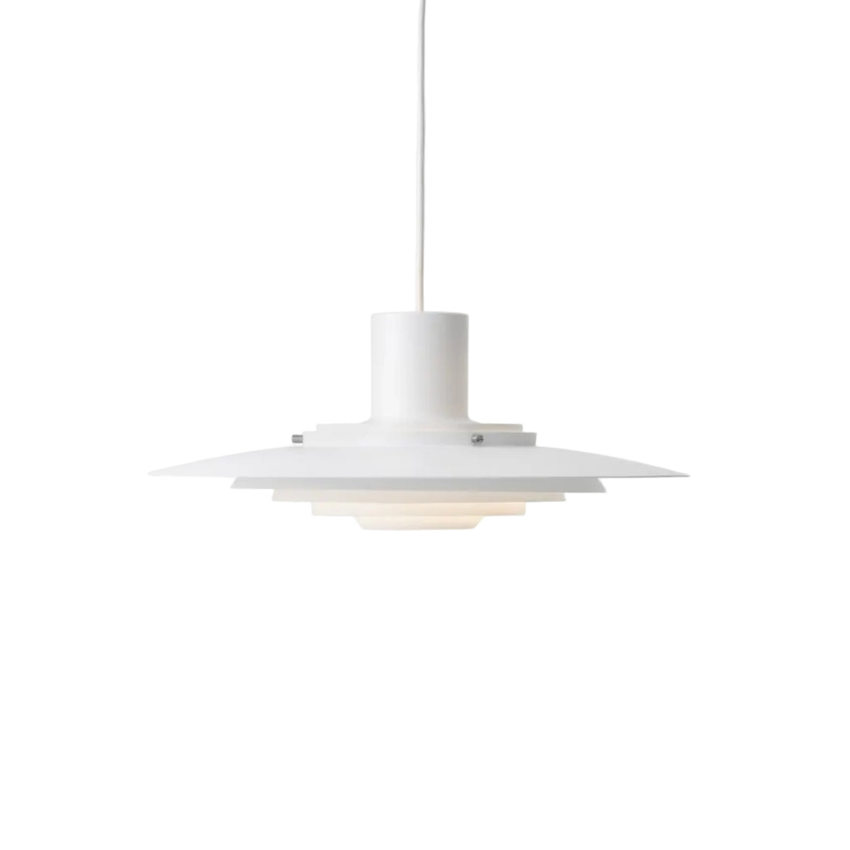 Hanglamp P376 mat wit