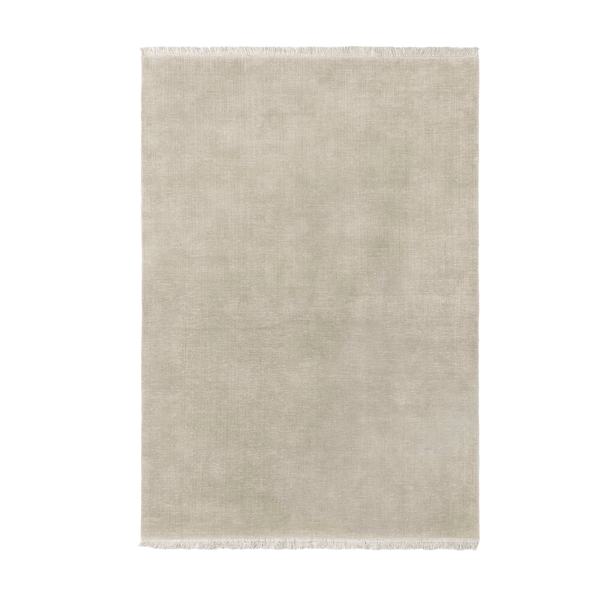 Vloerkleed met franjes THE MOOR beige