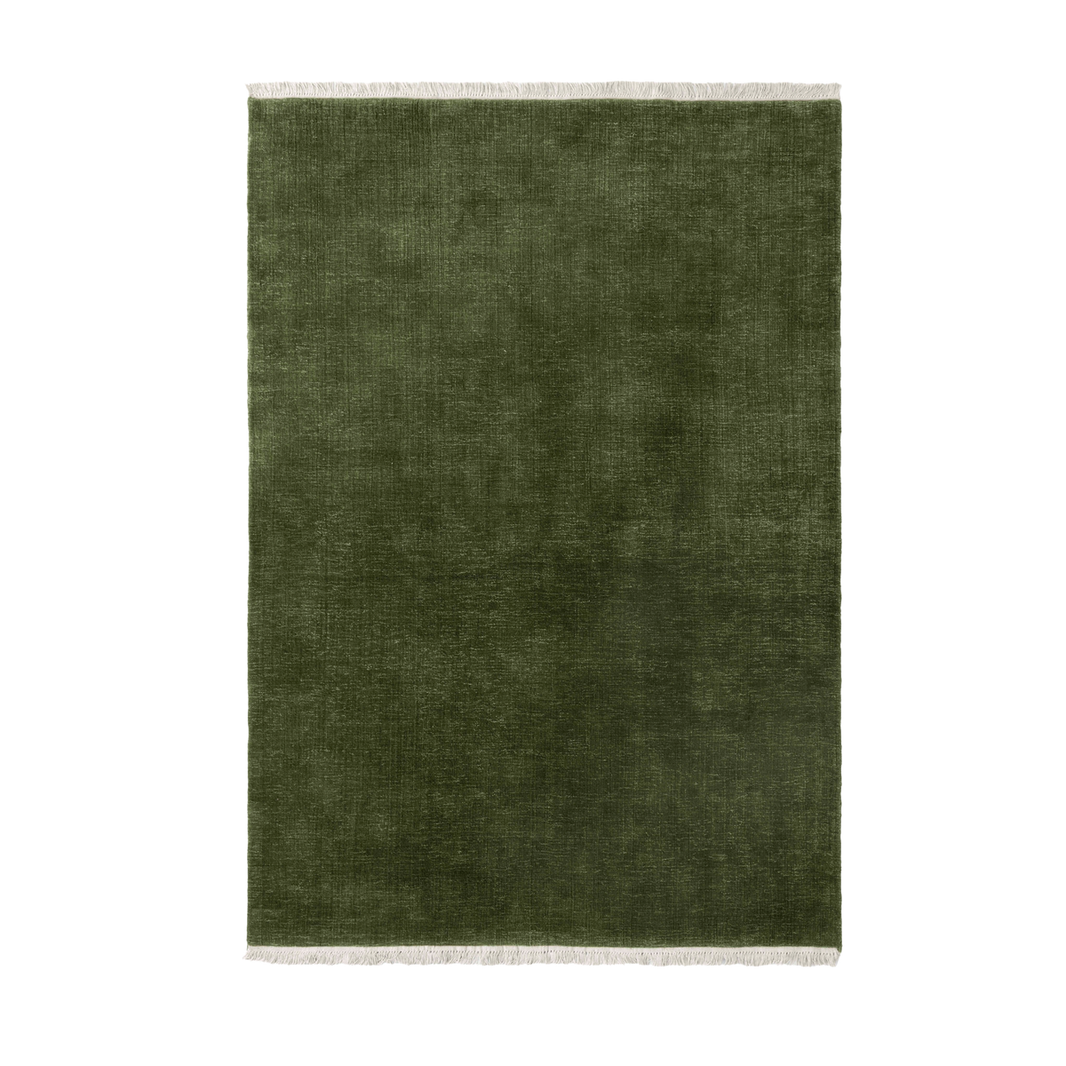 Vloerkleed met franjes THE MOOR donkergroen