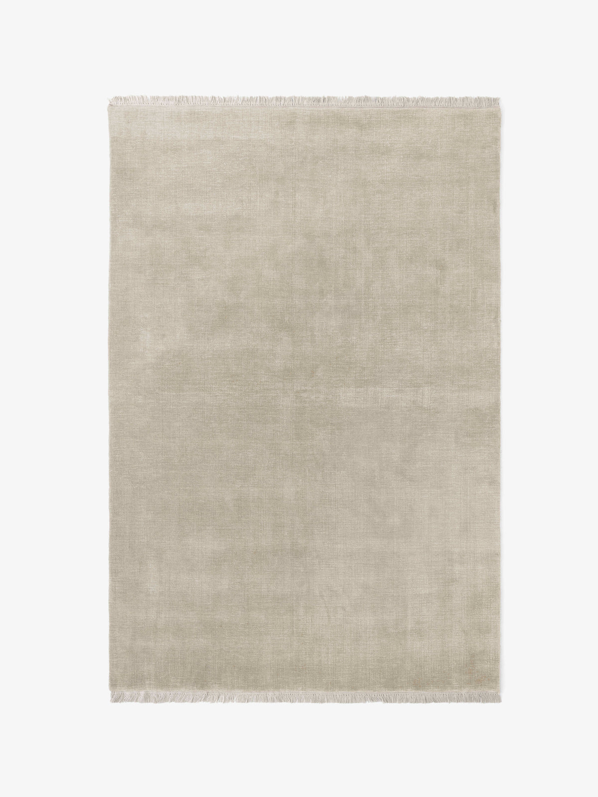 Vloerkleed met franjes THE MOOR beige