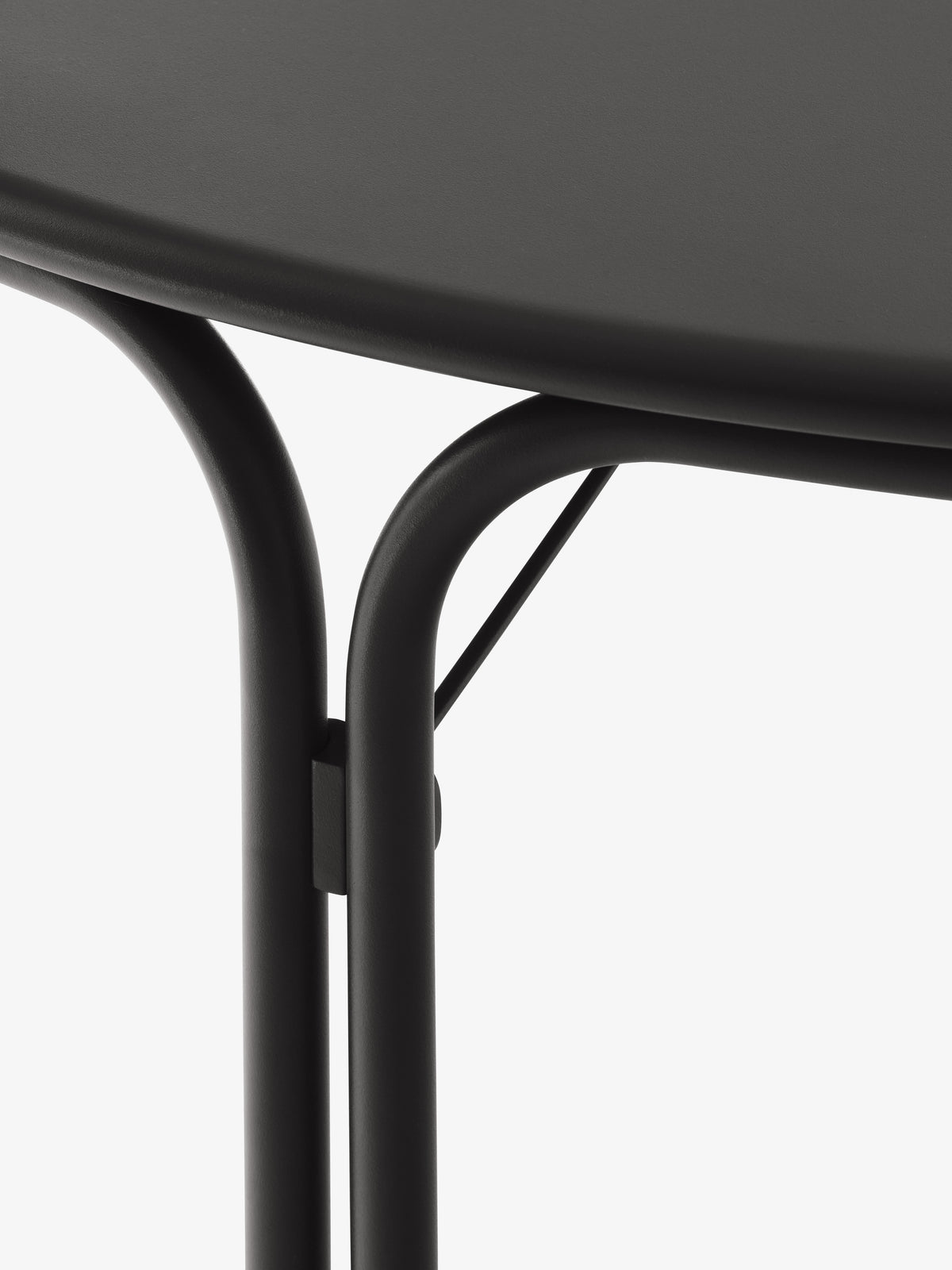 Buiten ronde tafel THORVALD SC98 zwart