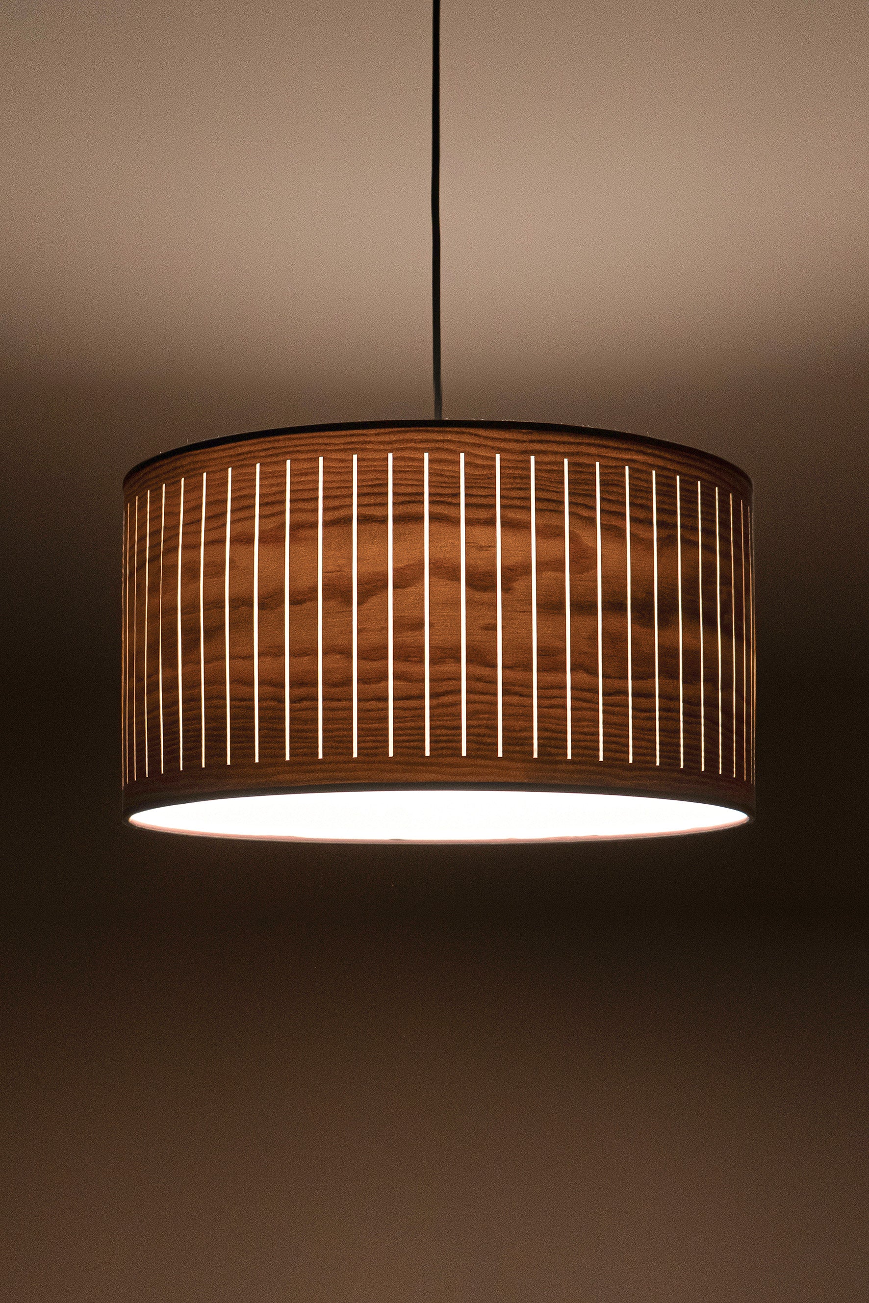 AUTUMN walnut wood pendant lamp