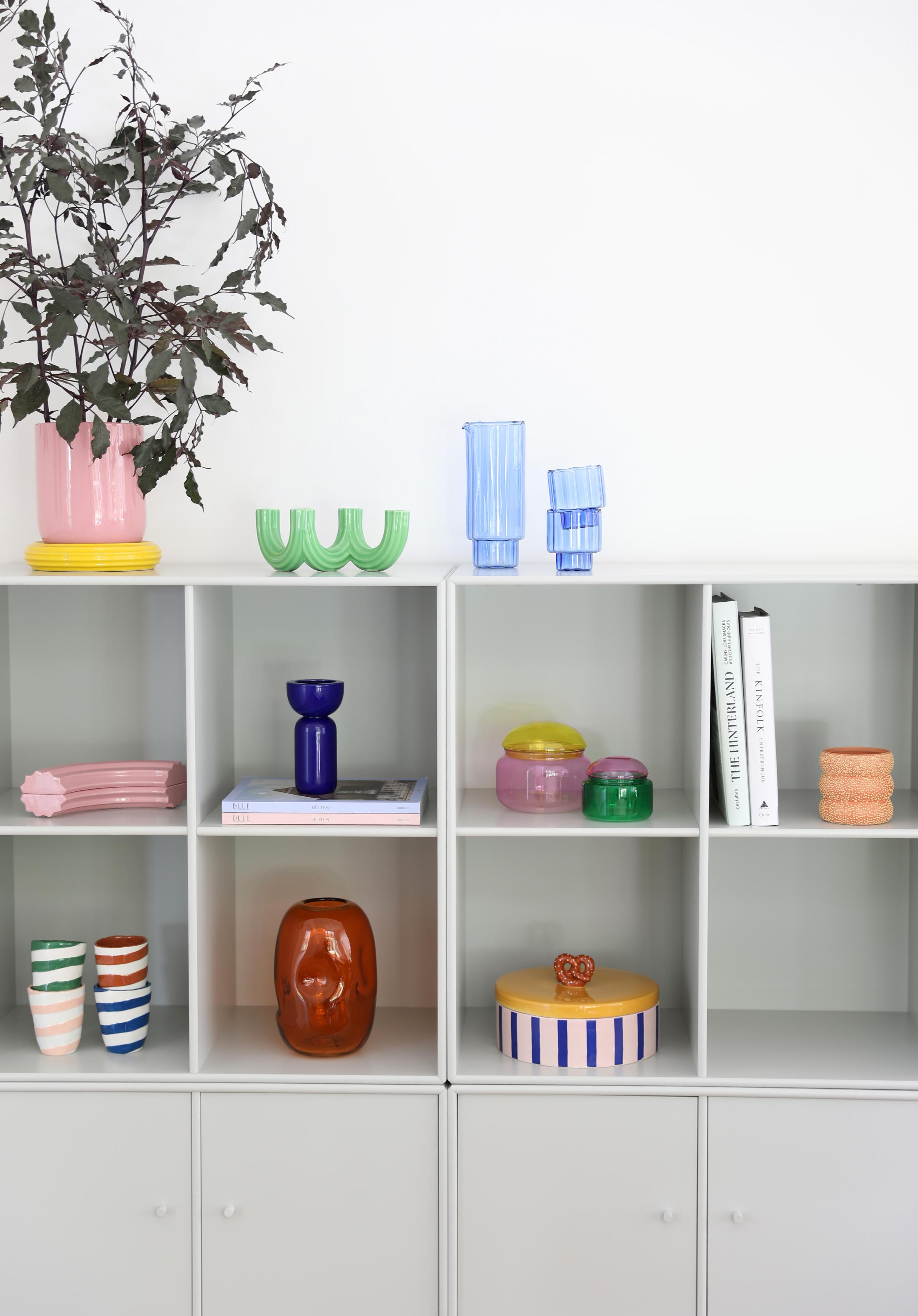 Groene vierarmige kandelaar CHURROS