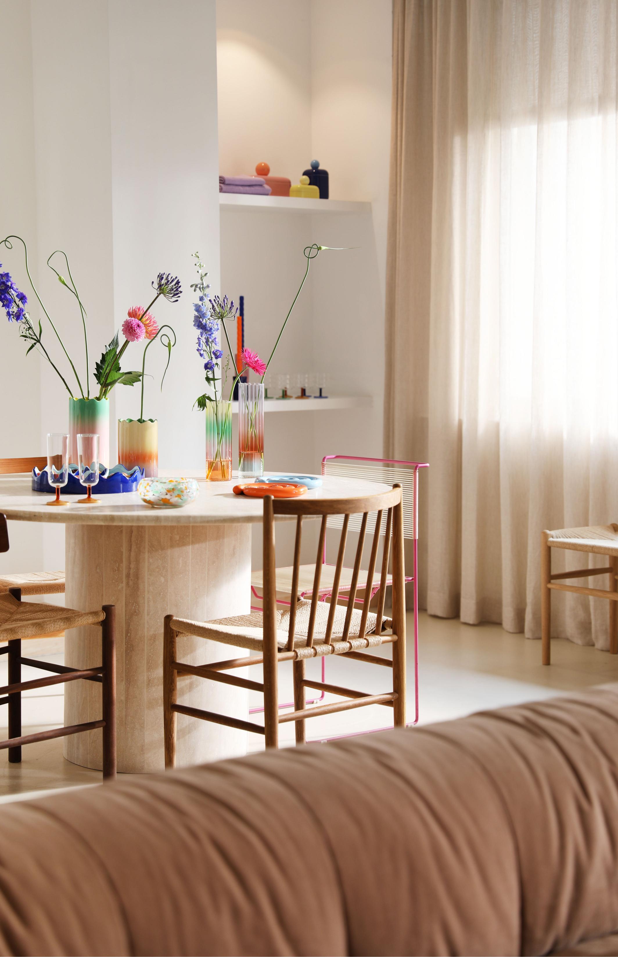 Vase FADE purple-orange gradient