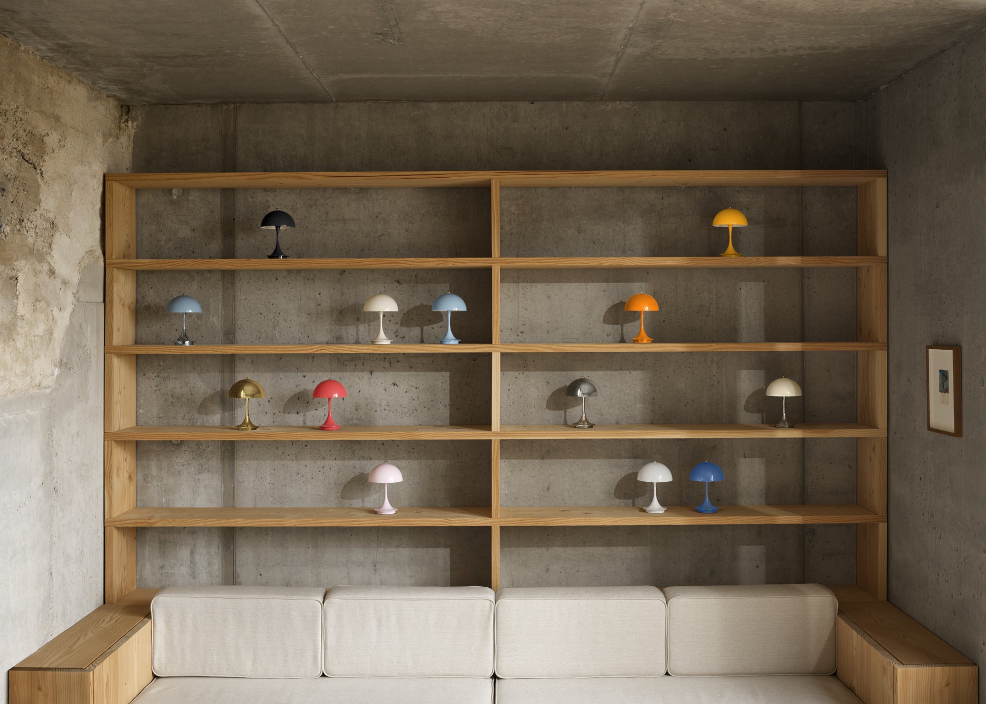 Tragbare Lampe PANTHELLA 160 verchromt