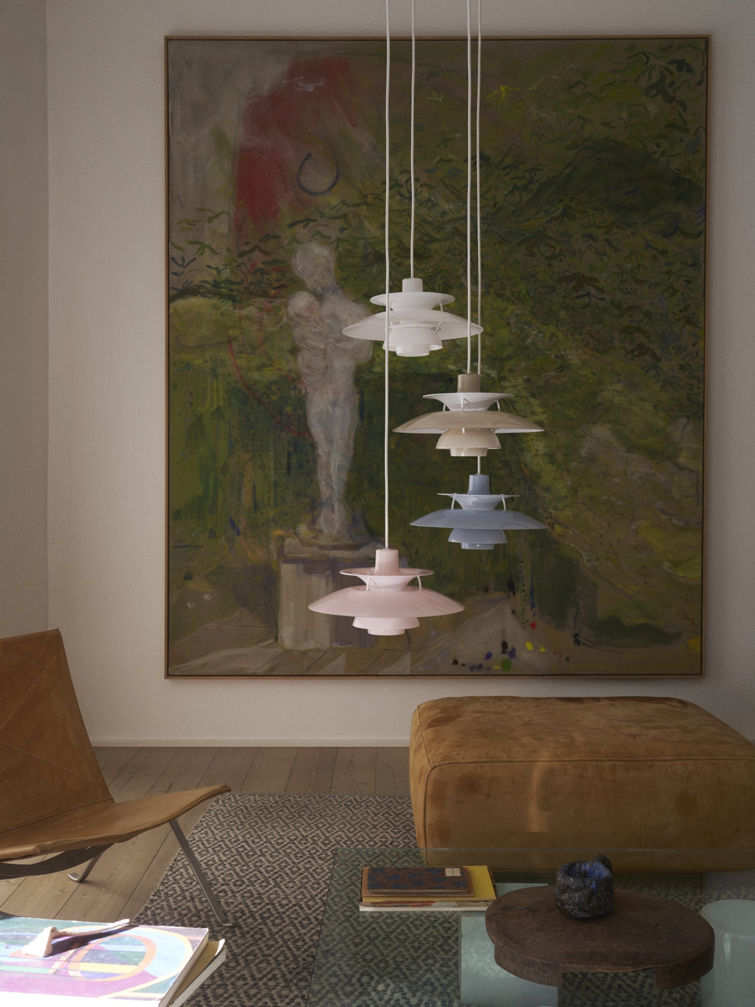 Lampa wisząca PH 5 OPAL jasnoróżowy