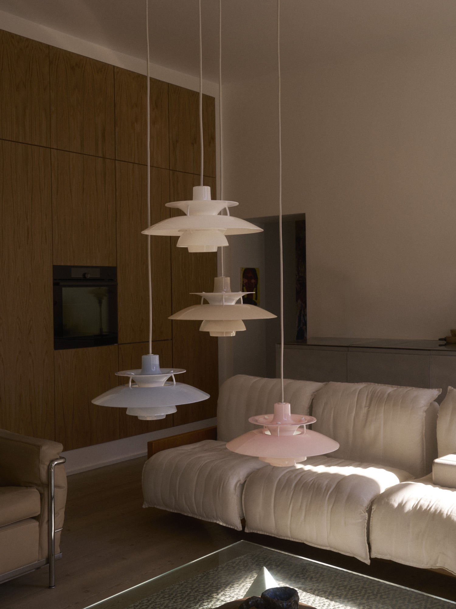 Lampa wisząca PH 5 OPAL błękitny – Louis Poulsen