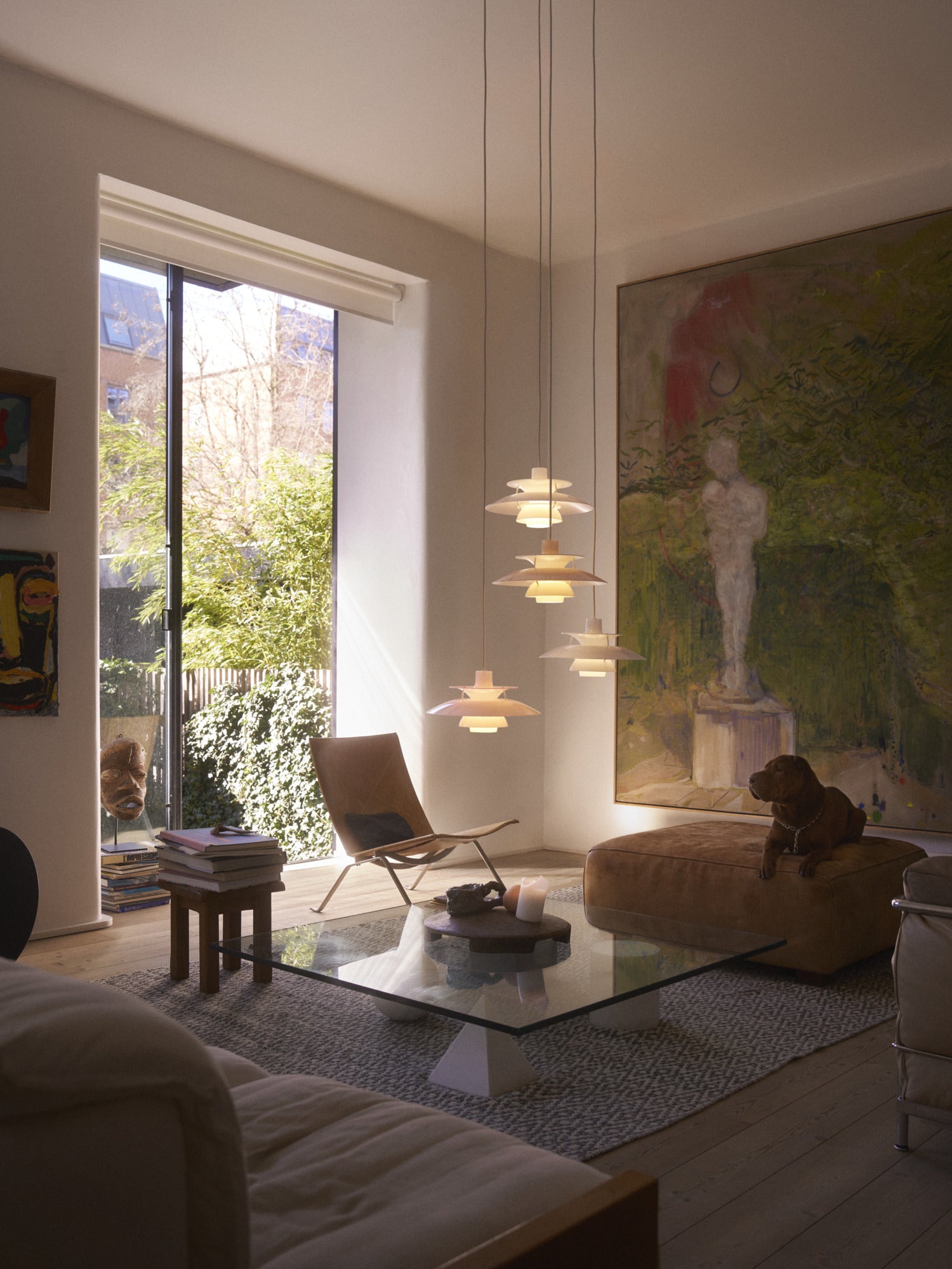 Lampa wisząca PH 5 OPAL jasnoróżowy