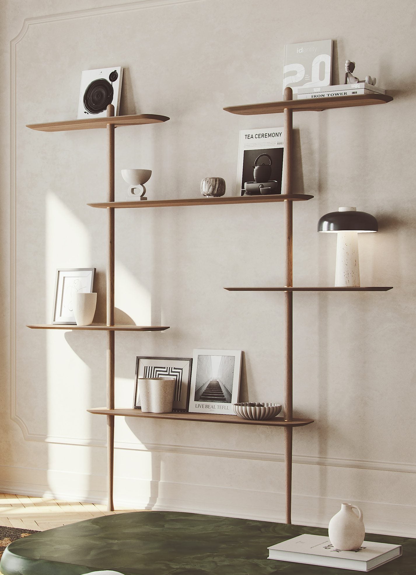 Wandrek AXIS 2 notenhout