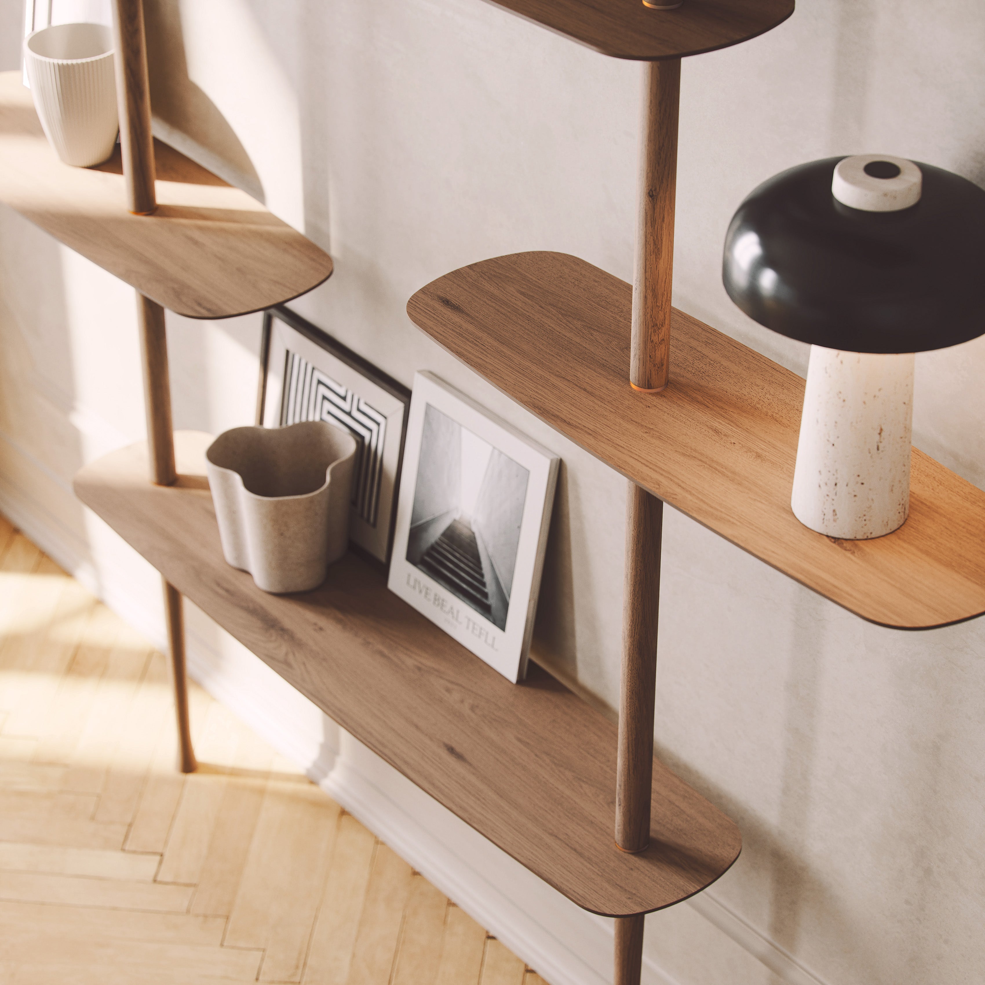 Wandrek AXIS 2 notenhout