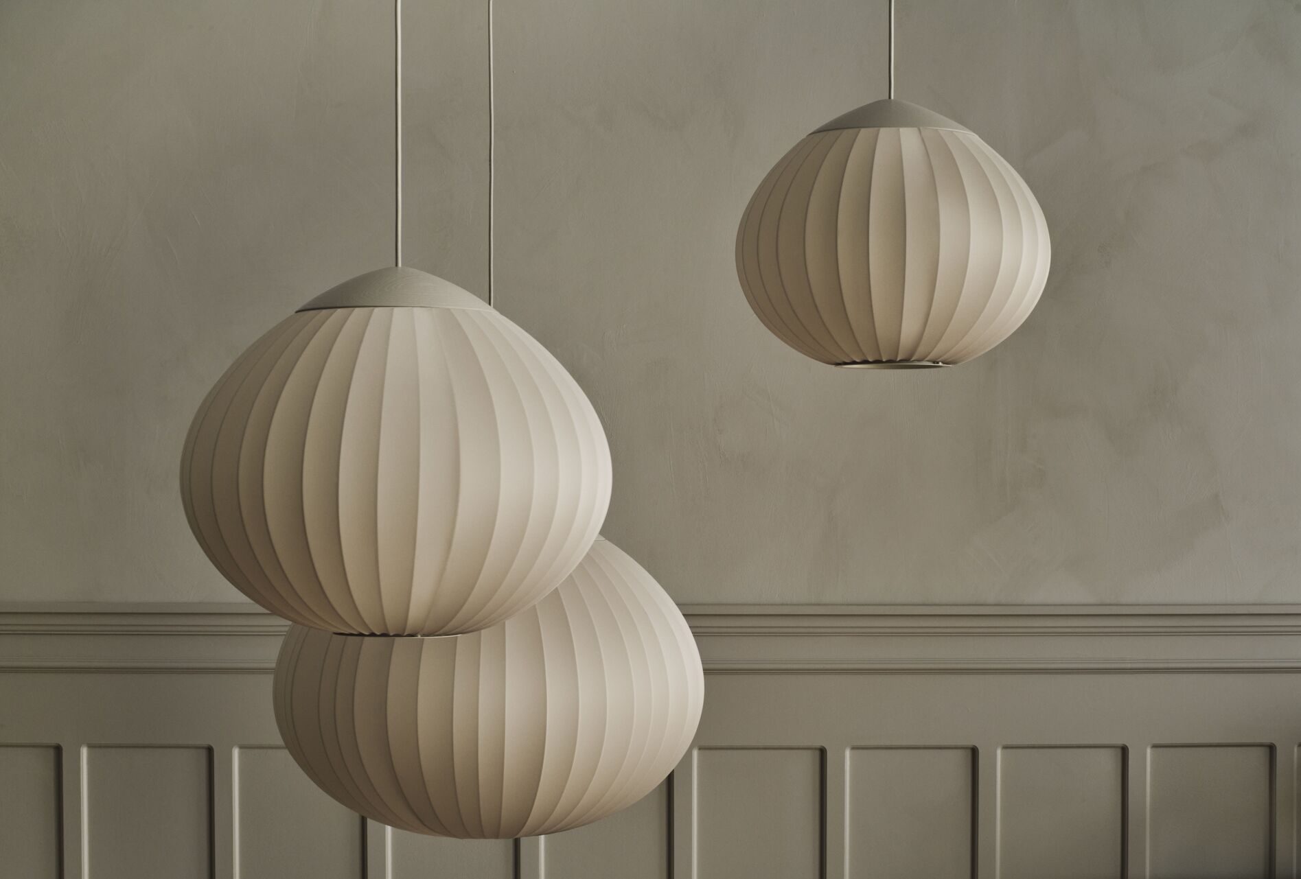 Hanglamp gestreept ACORN beige